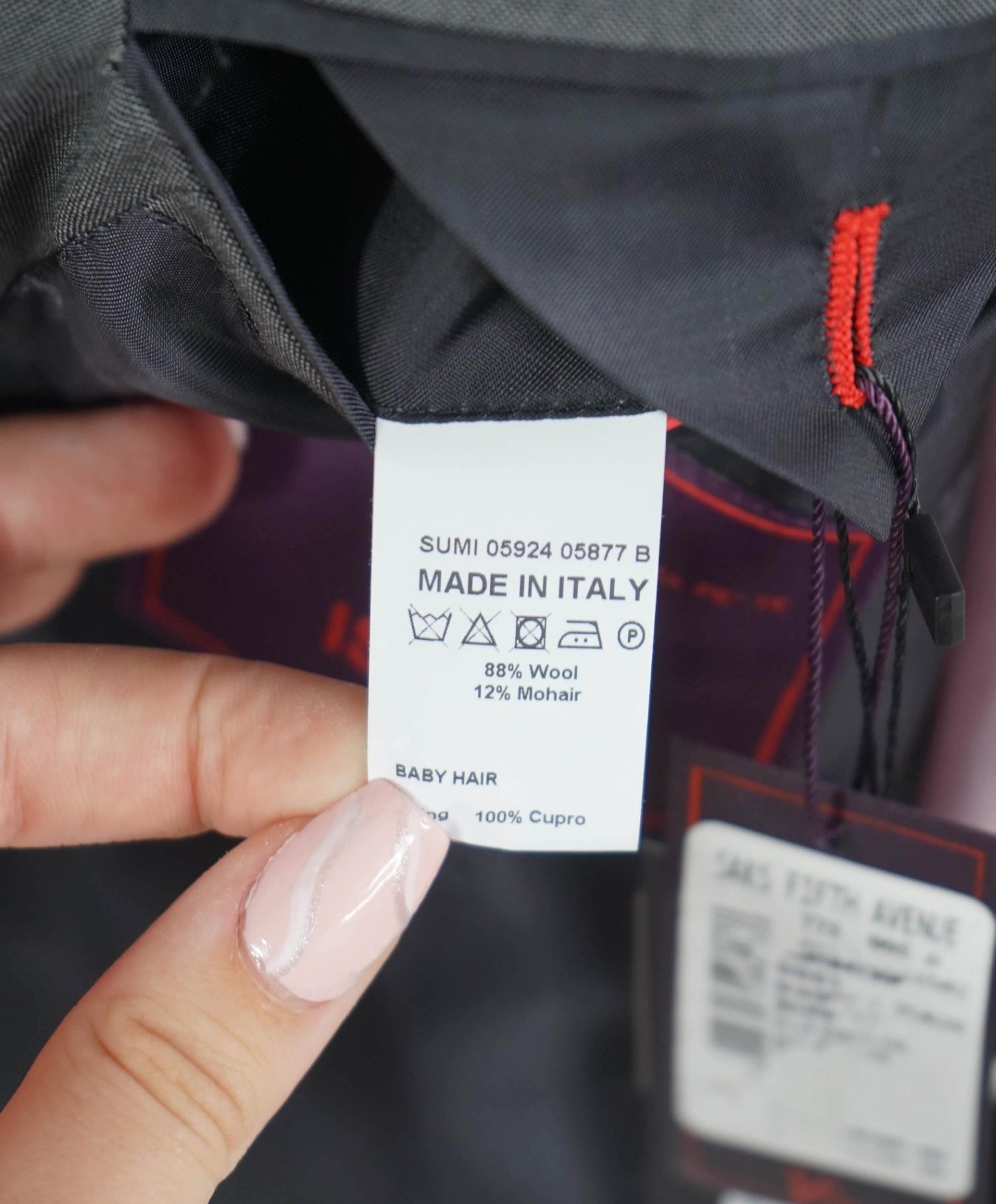 $6,500 ISAIA Solid Gray CUSOTM MADE Wool/Mohair Blazer 50S US