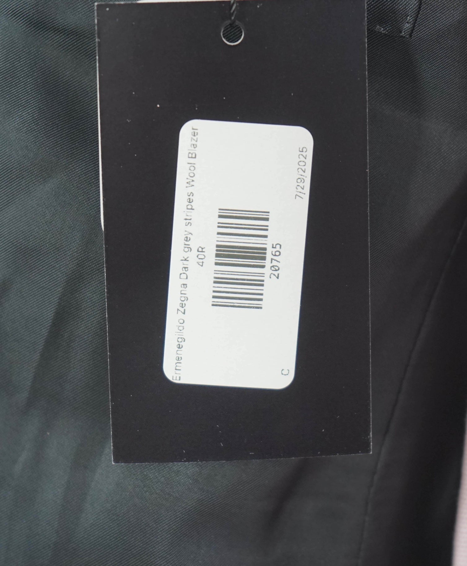 $3,290 ZEGNA-“HIGH PERFORMANCE” Gray Herringbone Blazer- 40R