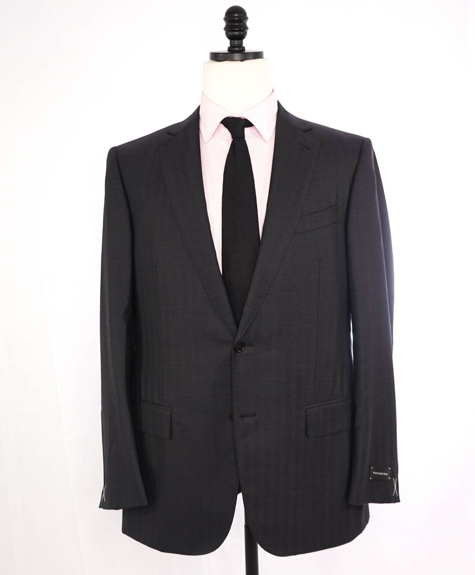 $3,290 ZEGNA-“HIGH PERFORMANCE” Gray Herringbone Blazer- 40R