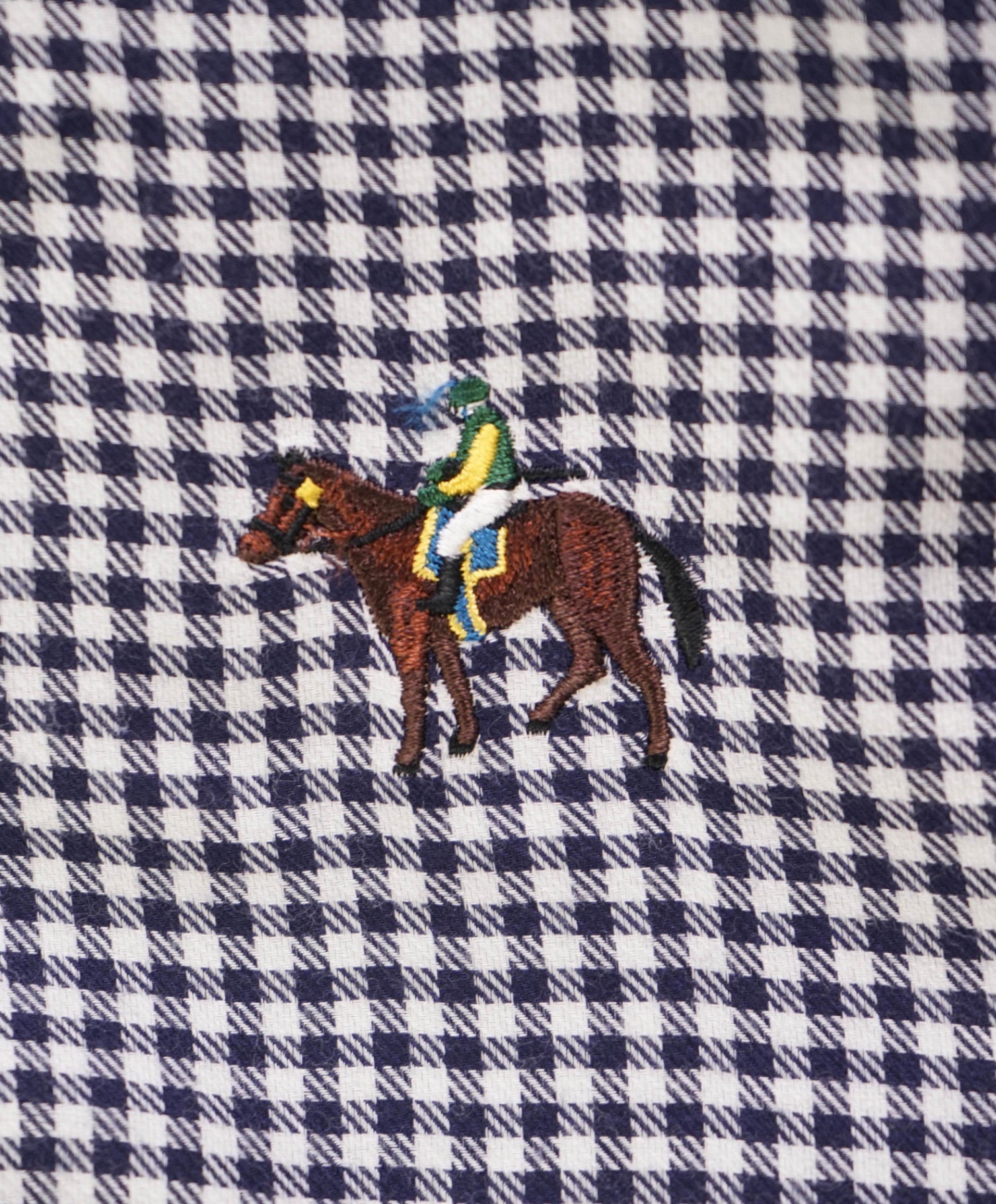 $450 Ralph Lauren Purple Label Blue/White Cotton/Cashmere Shirt - L