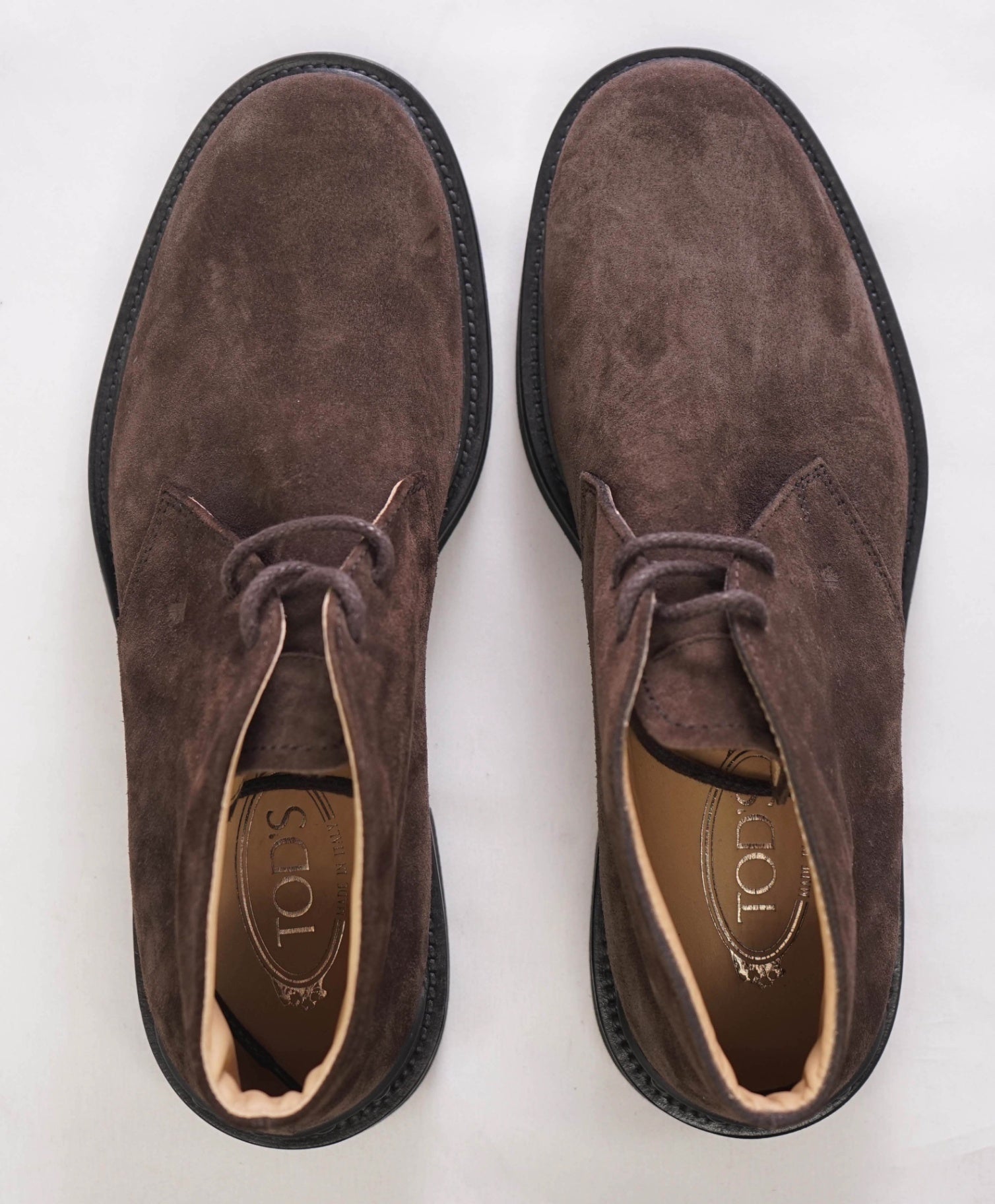 TOD’S - Suede "POLACCO GOMMA" Brown Chukka Boot - US 8 (7UK)