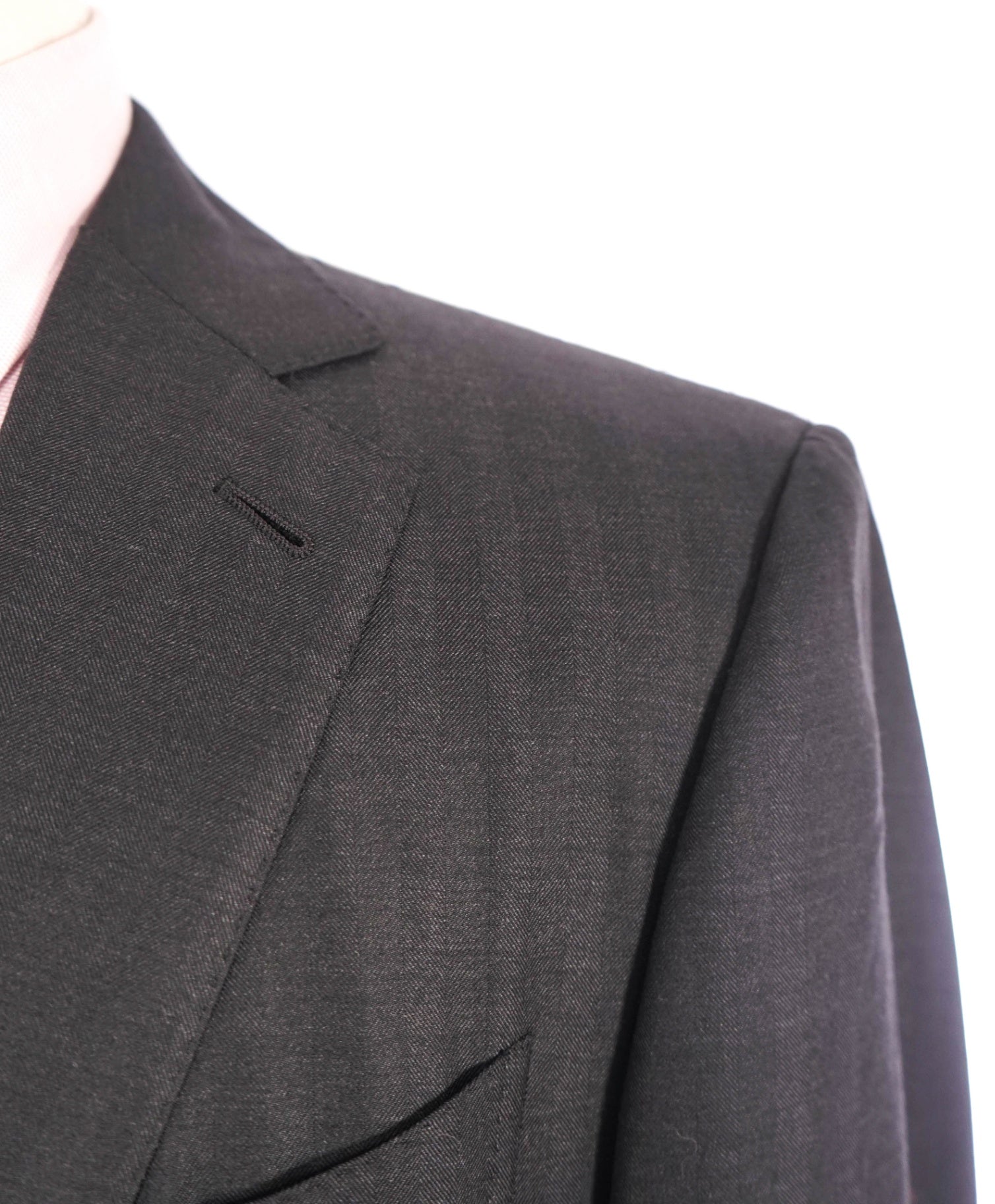 $3,290 ZEGNA-“HIGH PERFORMANCE” Gray Herringbone Blazer- 40R
