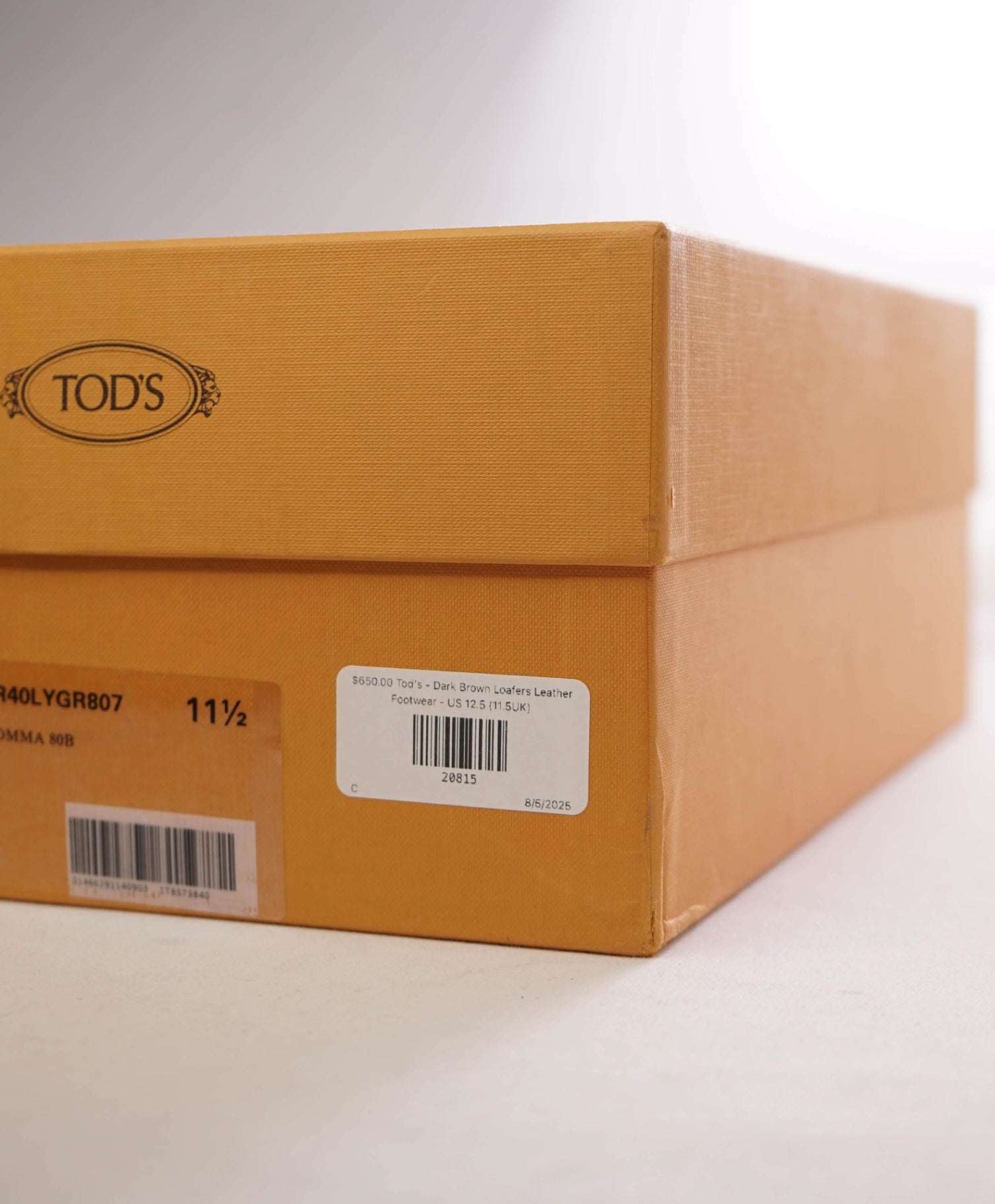 $750 TOD'S - Dark Cherry Brown "Boston" Loafers - US 12.5 (11.5UK)