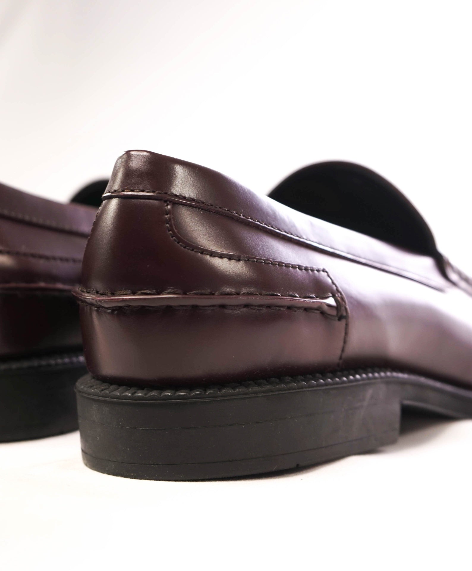 $750 TOD'S - Dark Cherry Brown "Boston" Loafers - US 12.5 (11.5UK)