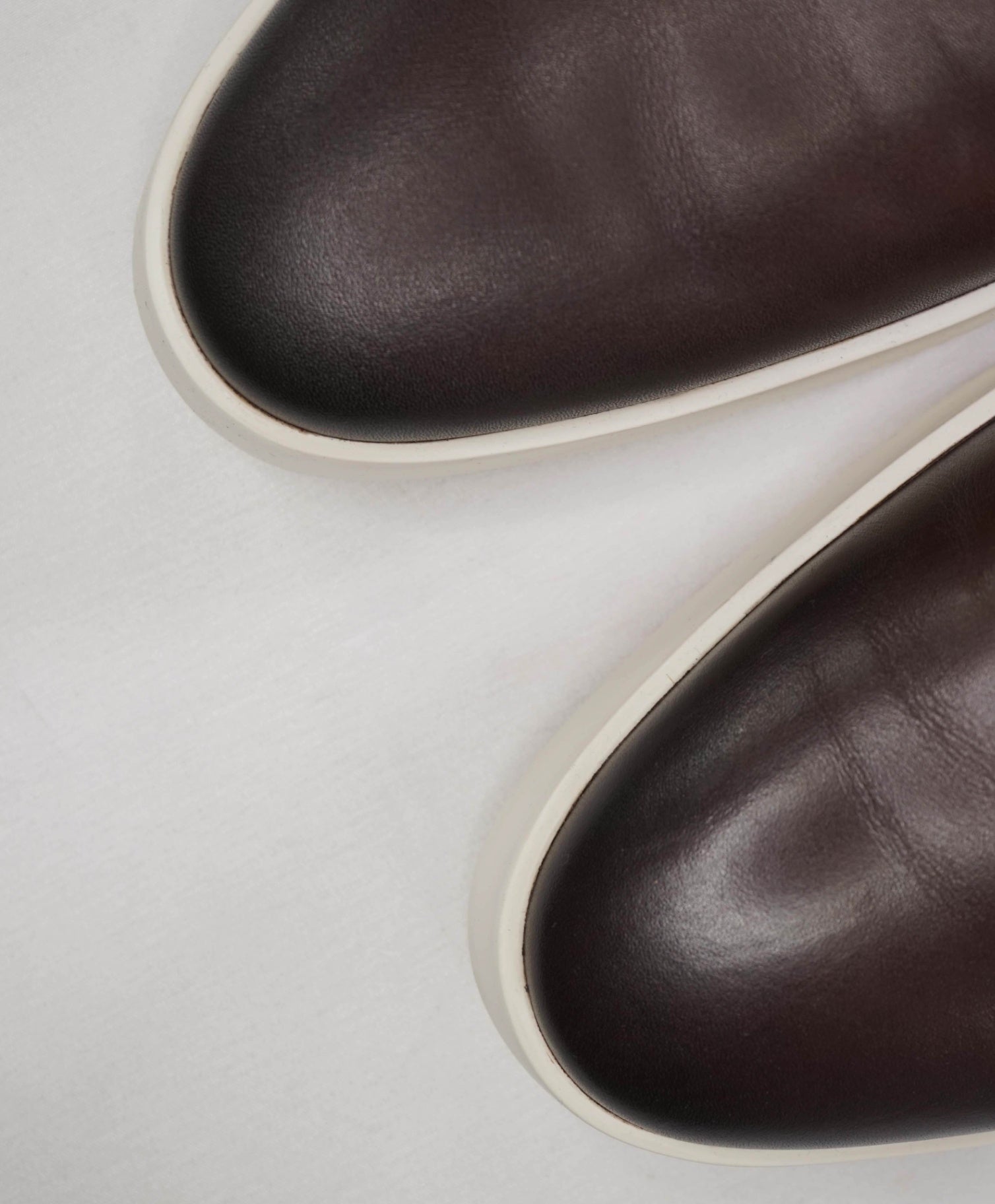 $850 Santoni - Brown Leather Slip-On Leather Loafers - US 10 (9UK)