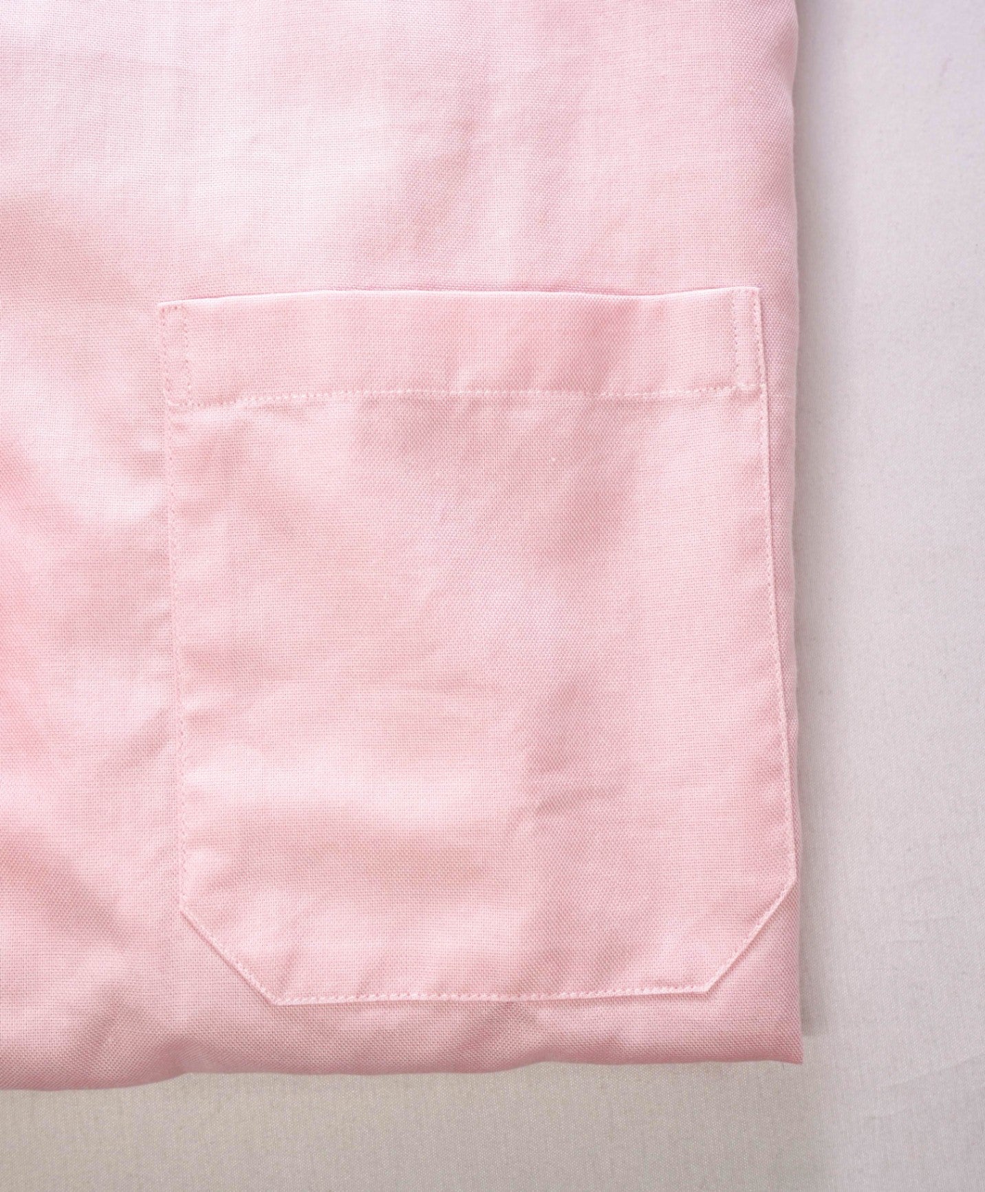 $295 ETON - Solid Pink "SLIM FIT" Oxford Cotton Shirt - S