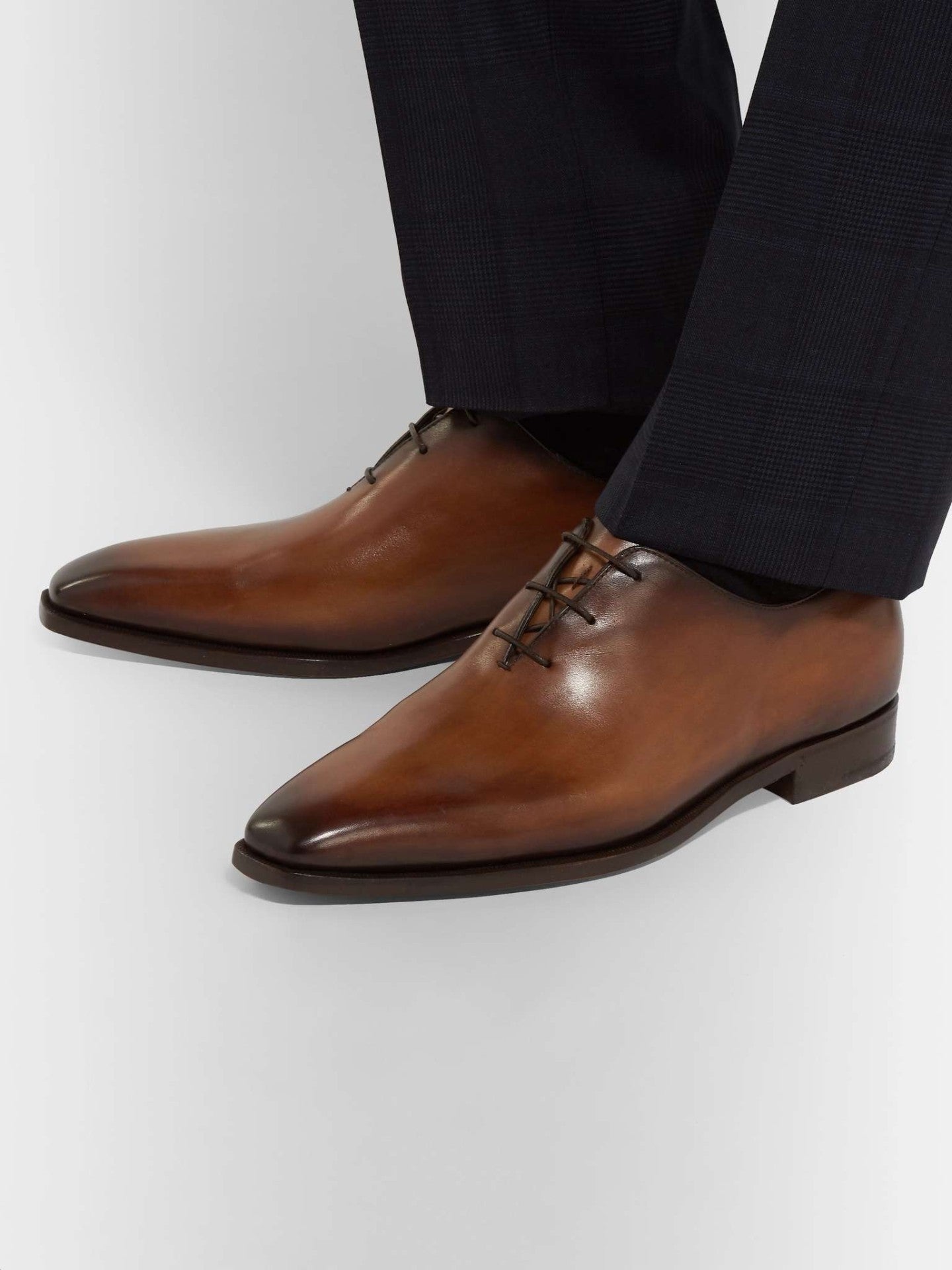 $2,600 BERLUTI Blake Whole-Cut Venezia Leather Oxfords 7US (6UK)