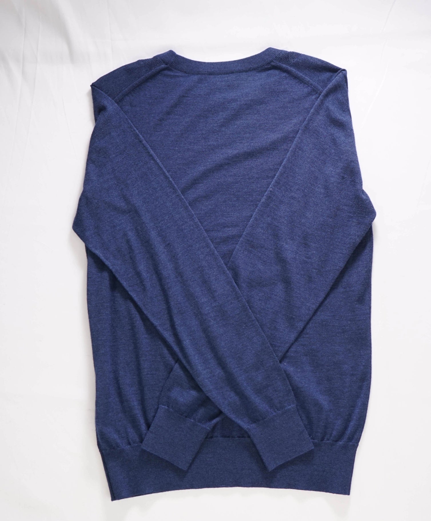 $1,095 Brioni - Navy Wool/Silk/Cashmere Crewneck Sweater - 38 (S)