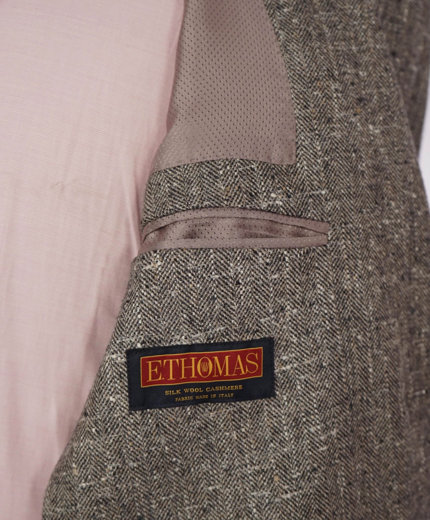 $995 Saks Fifth Avenue - Gray Twill Silk/Wool/Cashmere Blazer - 40R