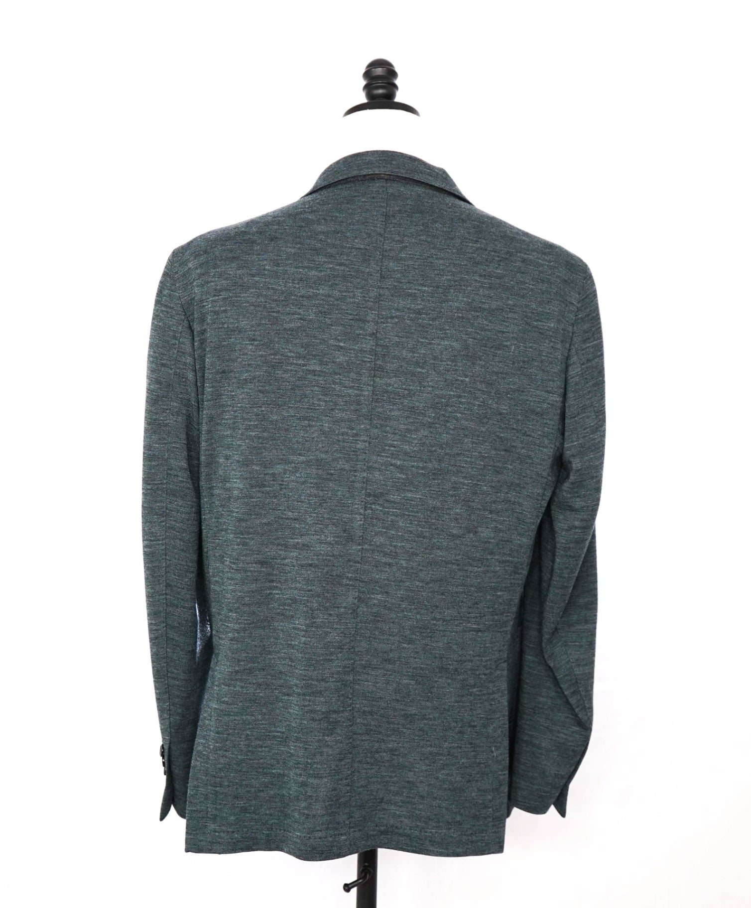 $995 LORO PIANA - For Saks Fifth Ave “CAPOLAVORO” Green Blazer- 44R