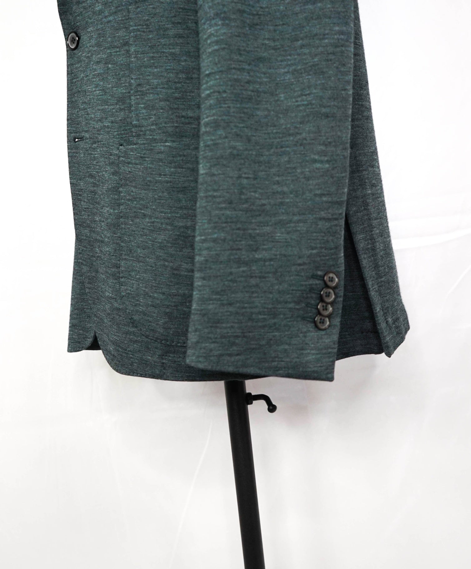 $995 LORO PIANA - For Saks Fifth Ave “CAPOLAVORO” Green Blazer- 44R