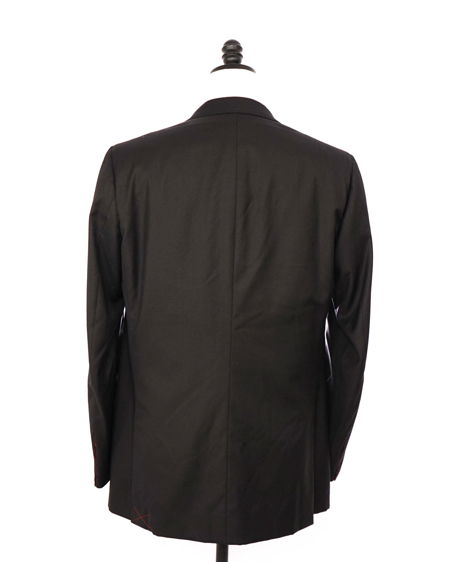 $3,795 ISAIA - "AQUASPIDER" PEAK LAPEL 1-Pc Black Tuxedo Jacket - 44L