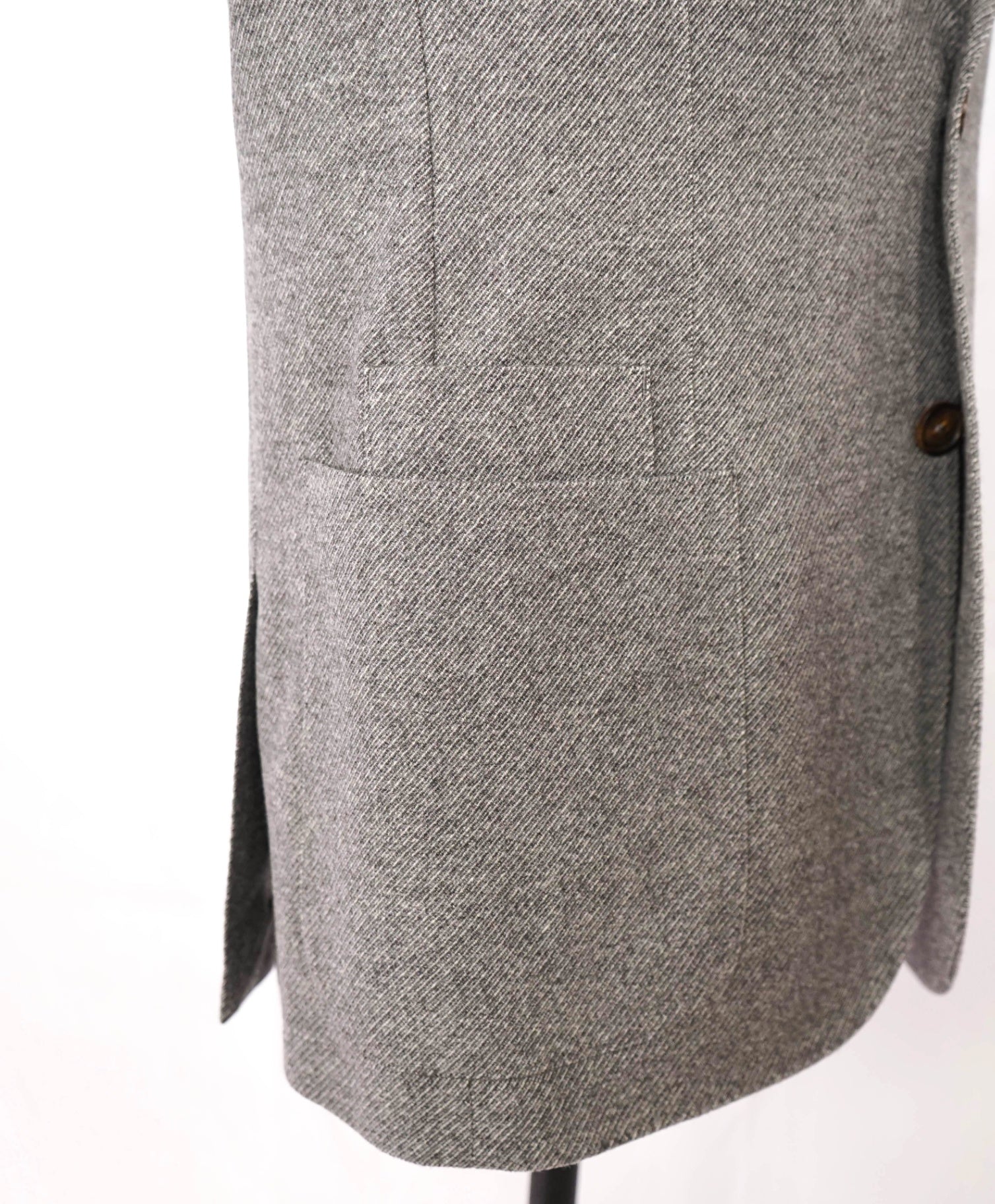$3,290 ZEGNA - Gray "TROFEO" Wool/Cashmere Jacket Blazer - 42R