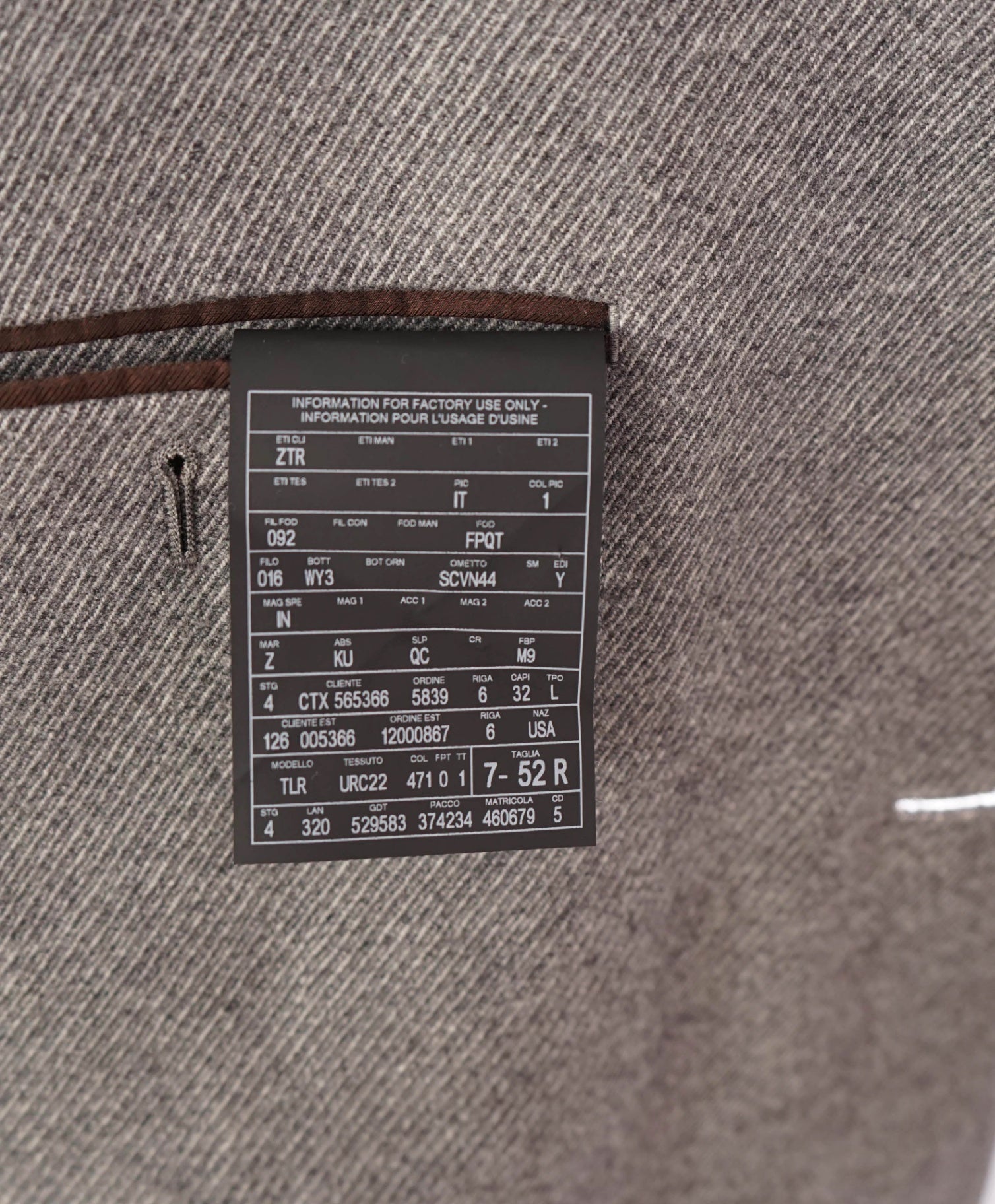 $3,290 ZEGNA - Gray "TROFEO" Wool/Cashmere Jacket Blazer - 42R