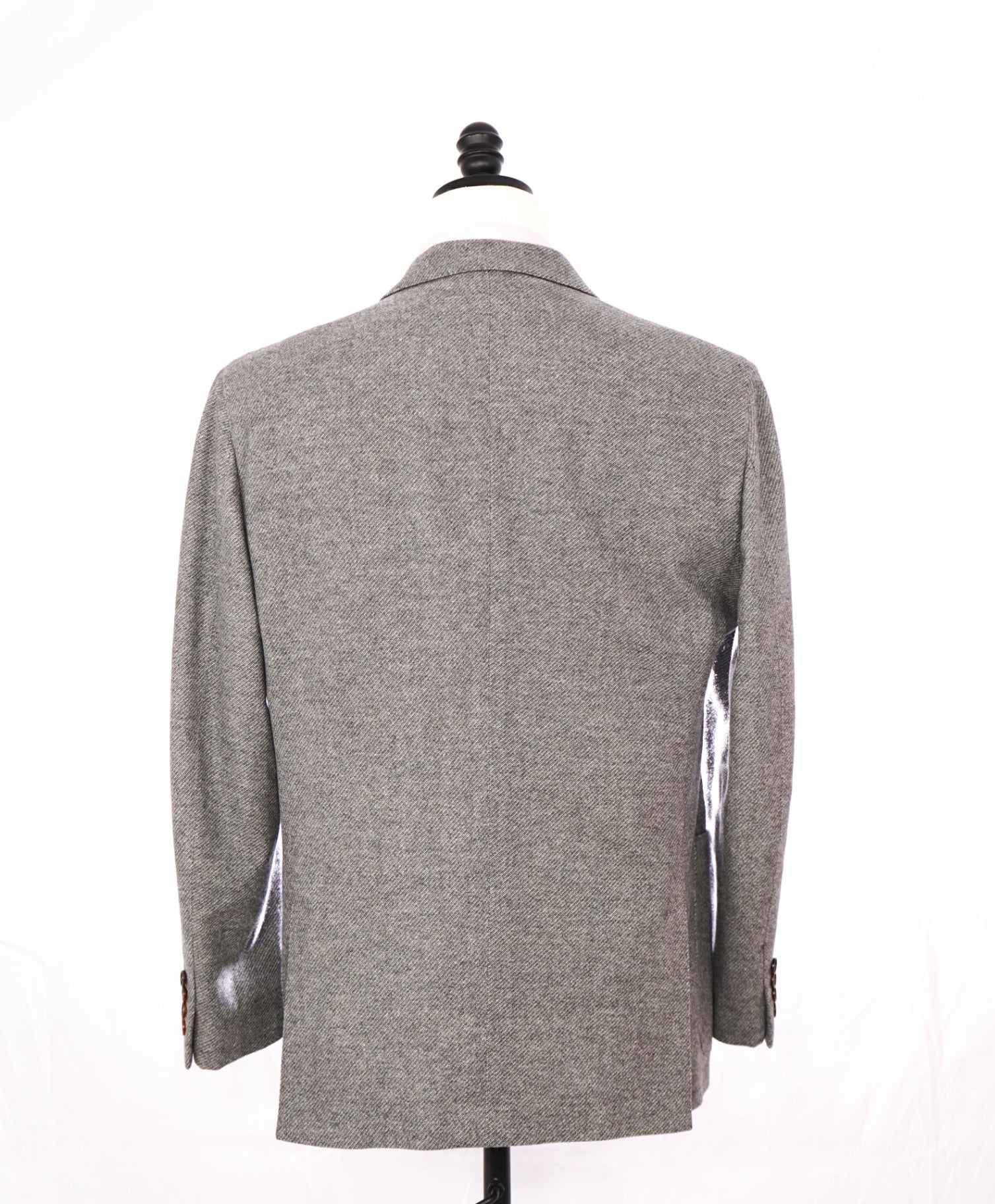 $3,290 ZEGNA - Gray "TROFEO" Wool/Cashmere Jacket Blazer - 42R