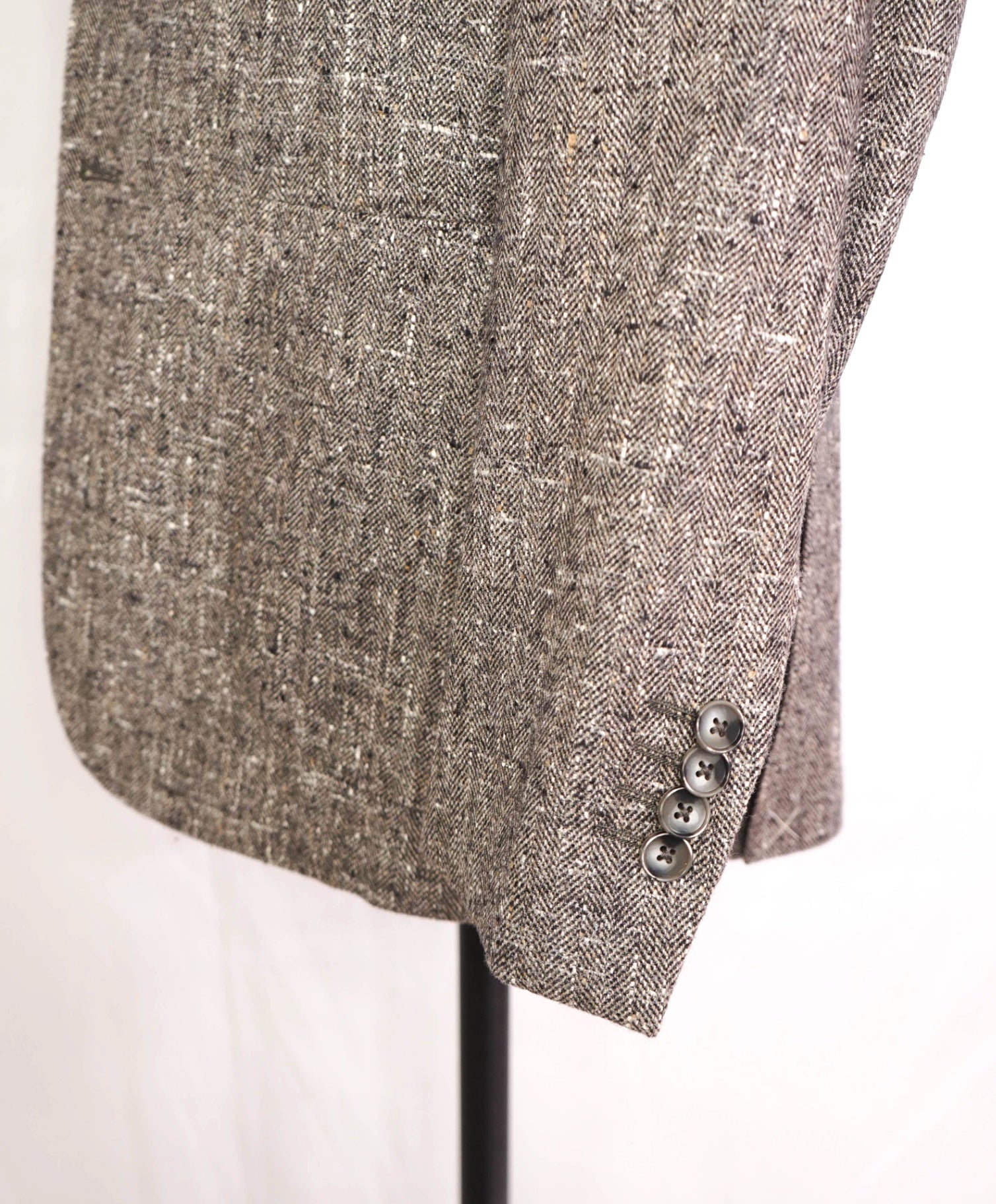 $995 Saks Fifth Avenue - Gray Twill Silk/Wool/Cashmere Blazer - 40R