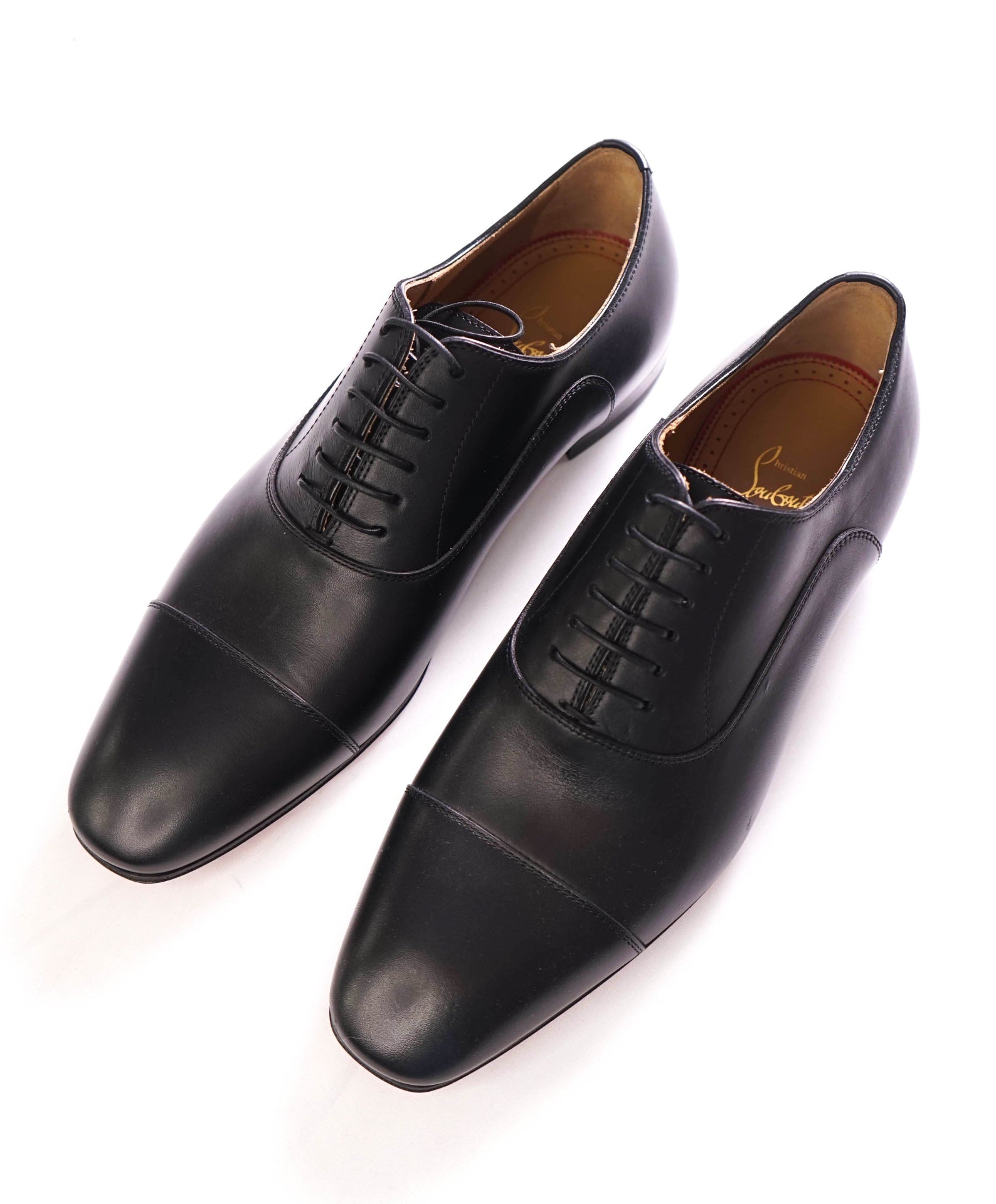 $1,050 Christian Louboutin - GREGGO Black Oxfords - US 7 (40EU)