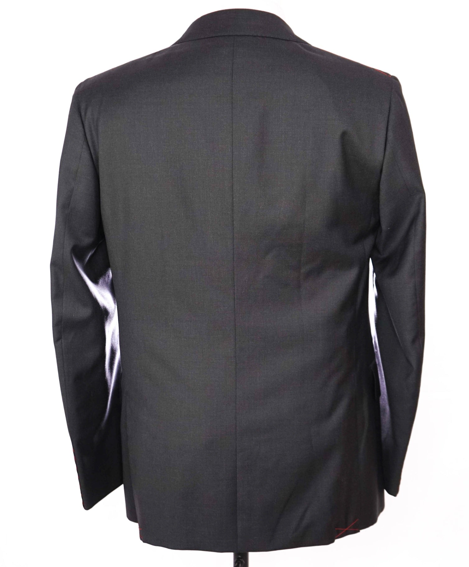 $3,995 ISAIA - Gray "AQUASPIDER" *CLOSET STAPLE* Coral Pin Suit -40R