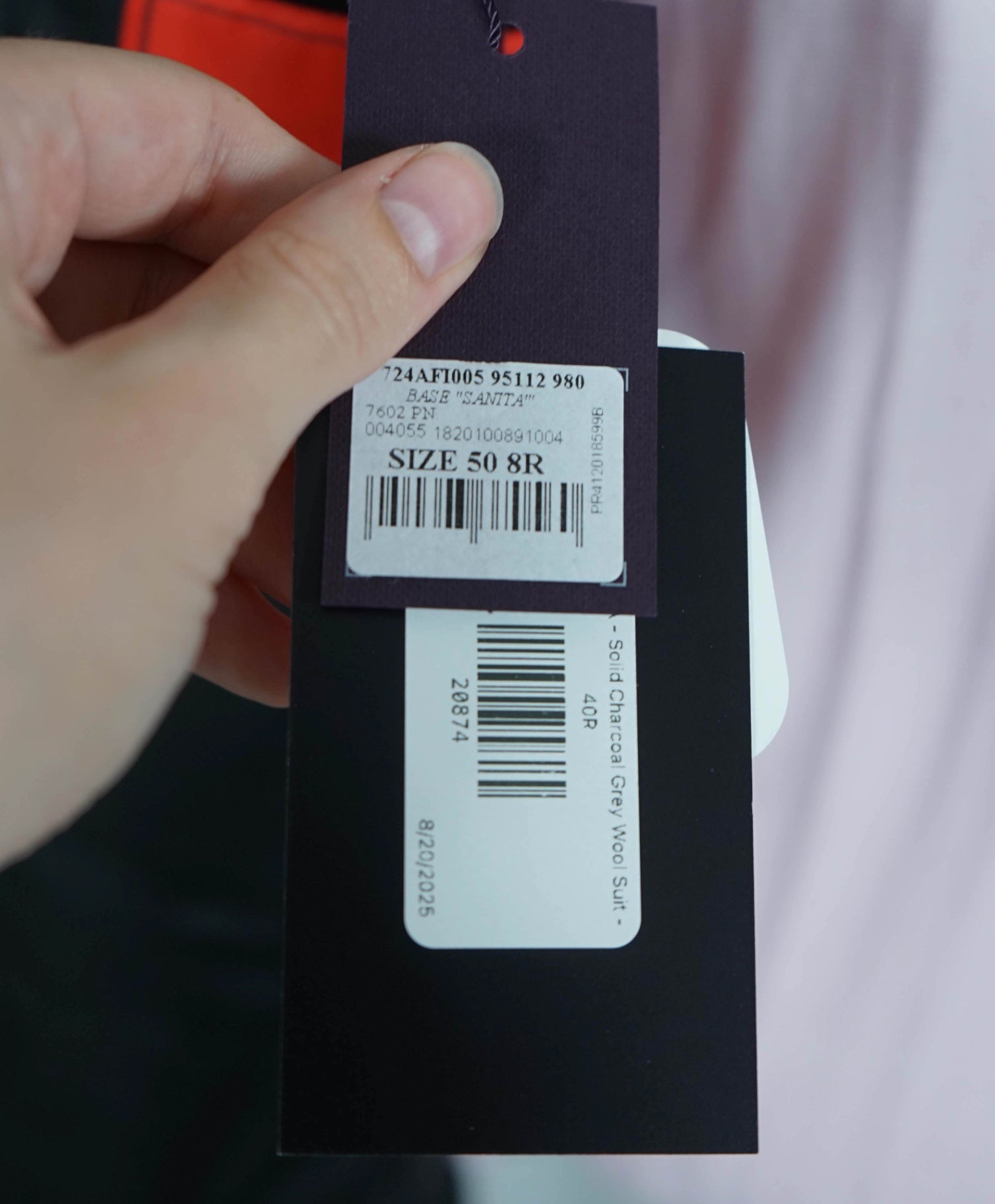 $3,995 ISAIA - Gray "AQUASPIDER" *CLOSET STAPLE* Coral Pin Suit -40R