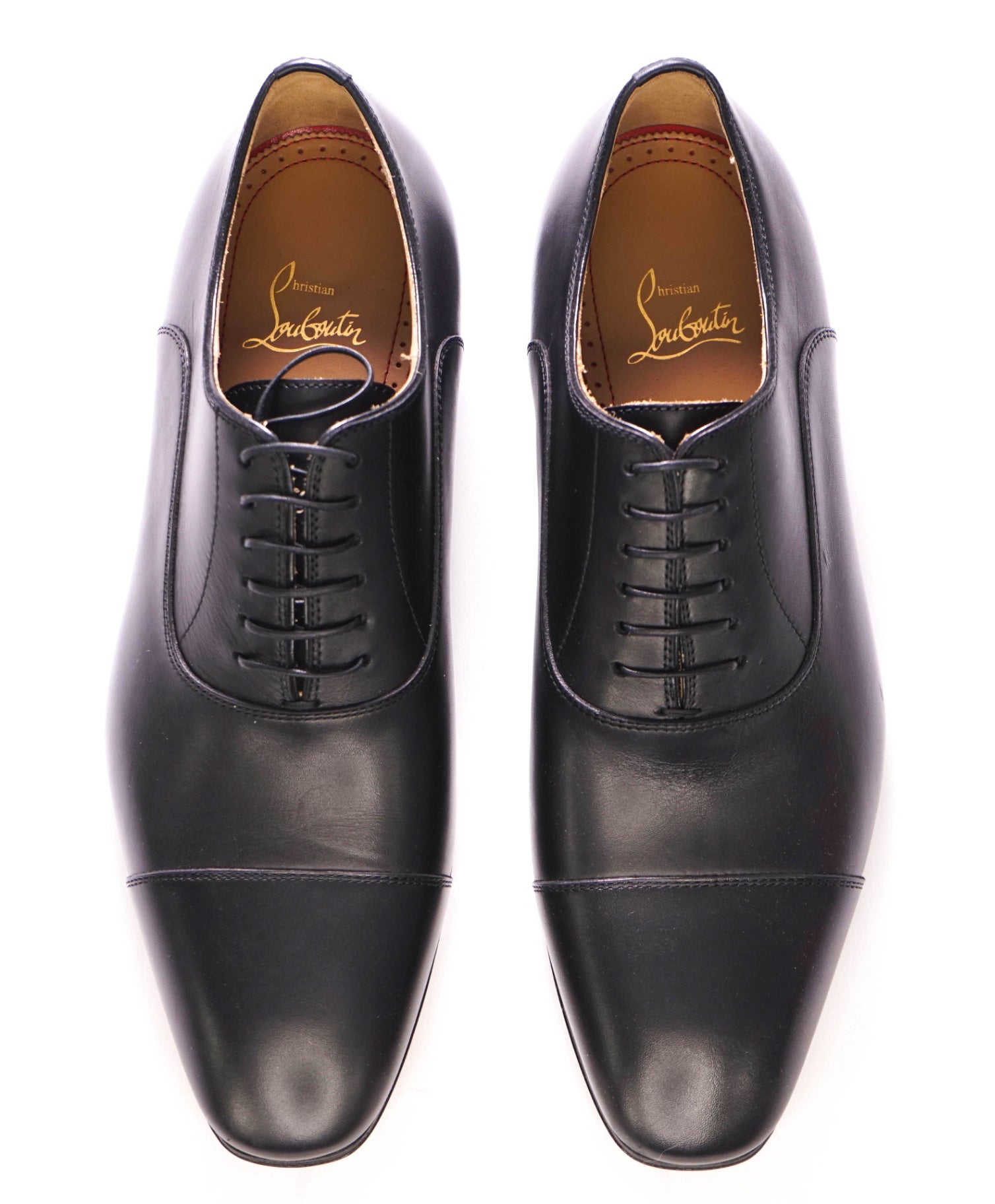 $1,050 Christian Louboutin - GREGGO Black Oxfords - US 7 (40EU)