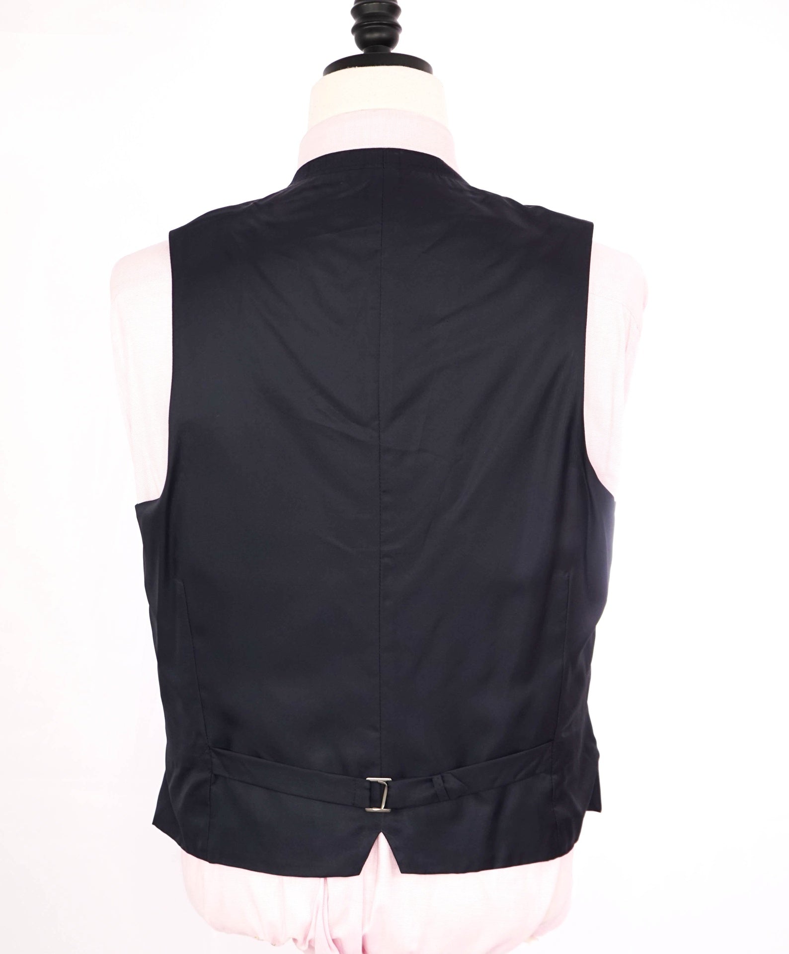 Ermenegildo Zegna - Navy Plaid Wool Waistcoat Vest - 40R