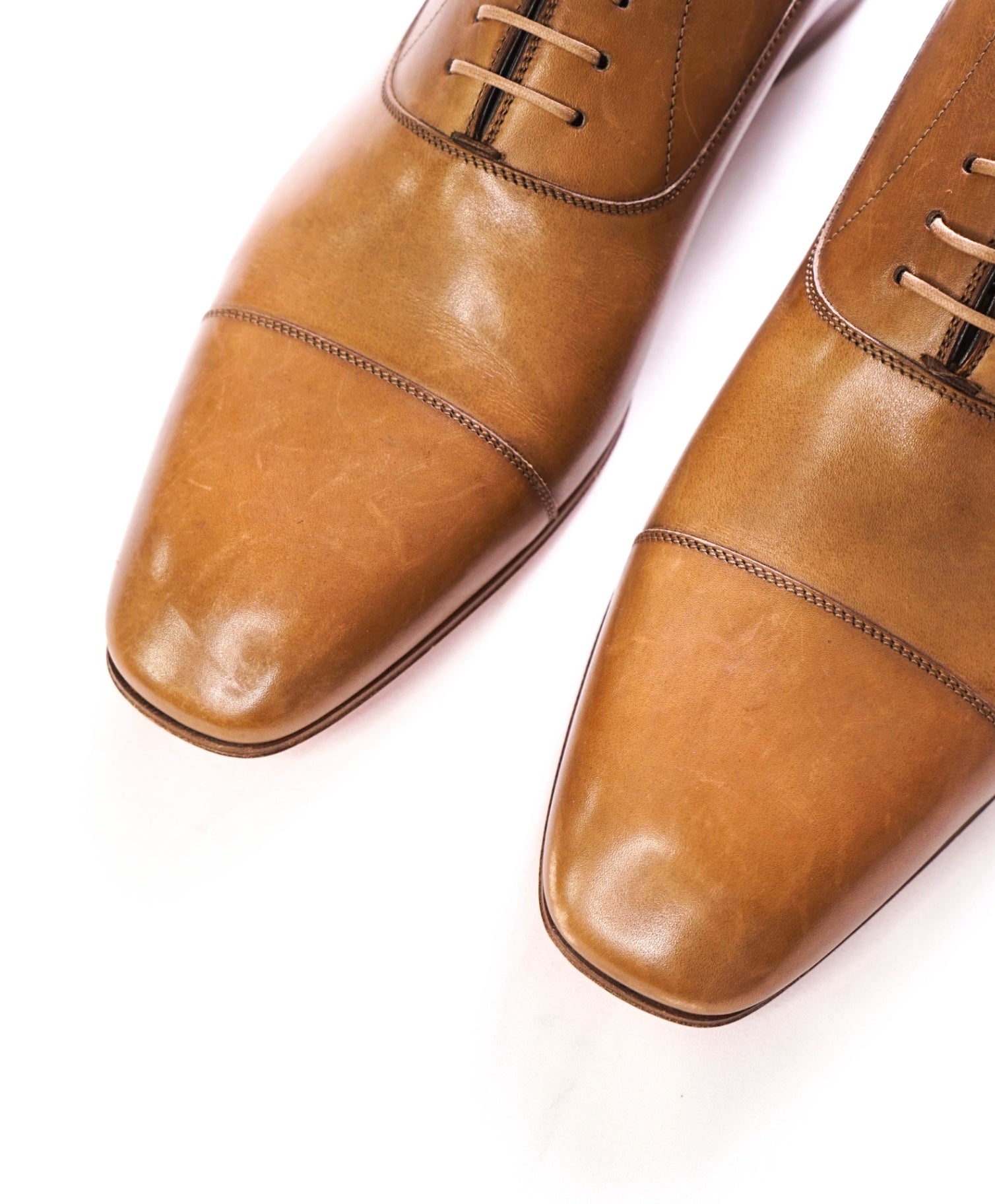 $1,050 CHRISTIAN LOUBOUTIN - *GREGGO* Brown Oxfords - US 9.5 (42.5EU)