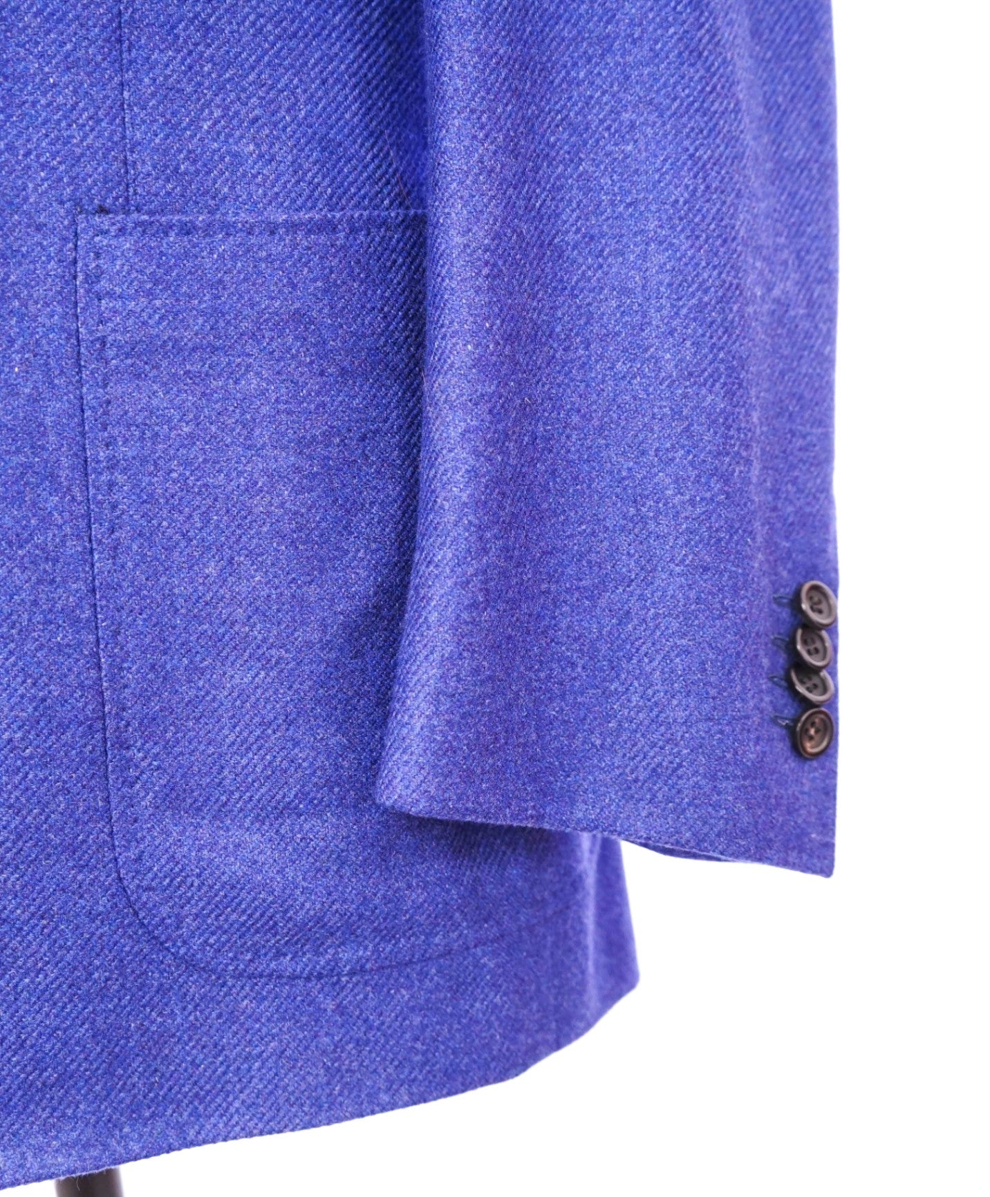 $3,295 CANALI - Royal Blue Twill PURE CASHMERE - 42R