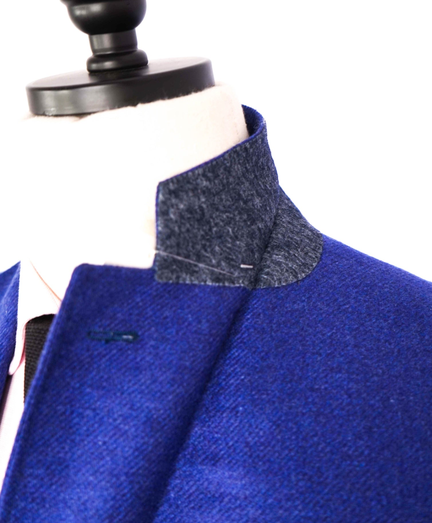 $3,295 CANALI - Royal Blue Twill PURE CASHMERE - 42R