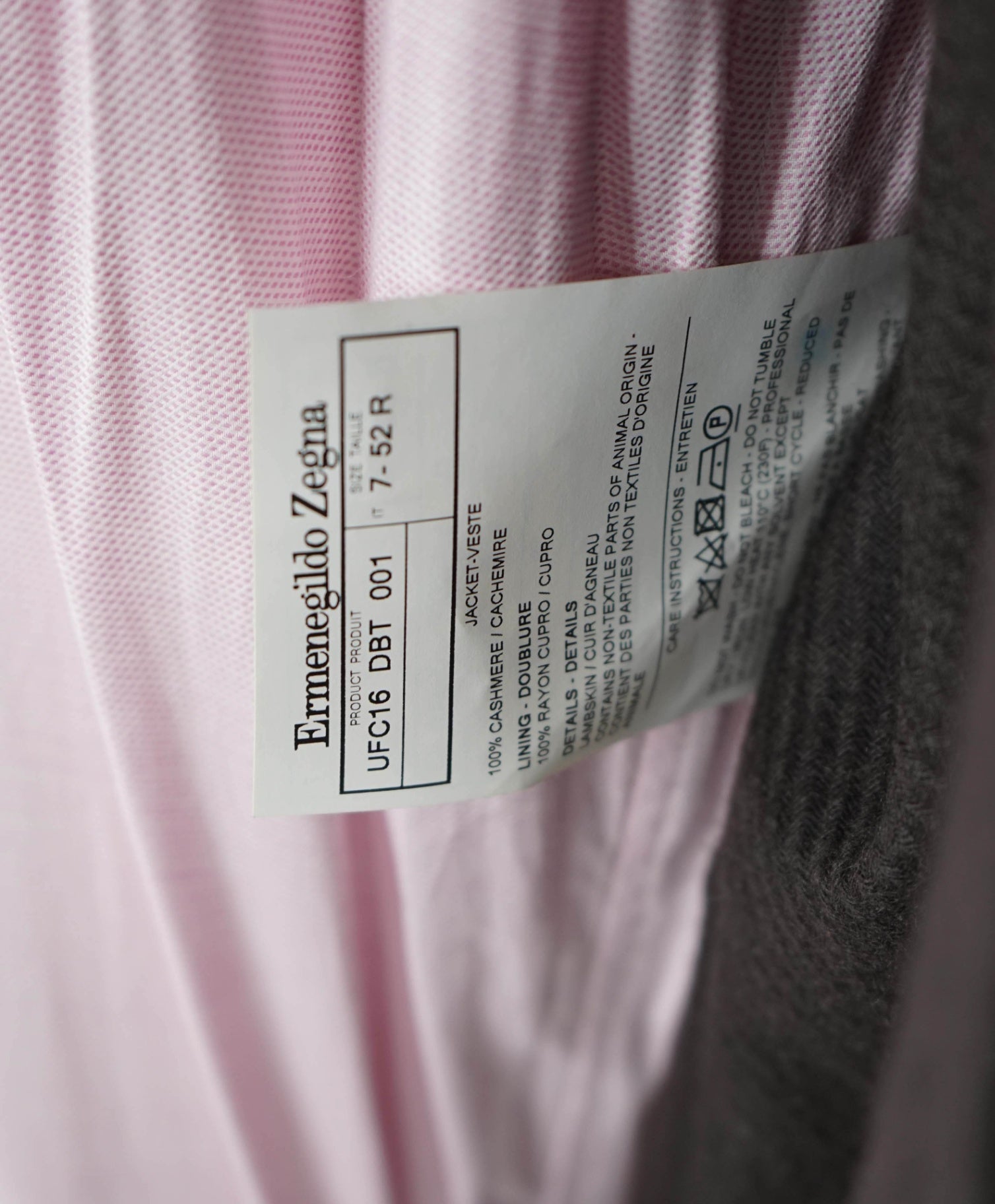 $5,995 ZEGNA - PURE CASHMERE/Lambskin Patch Pocket Blazer - 42R