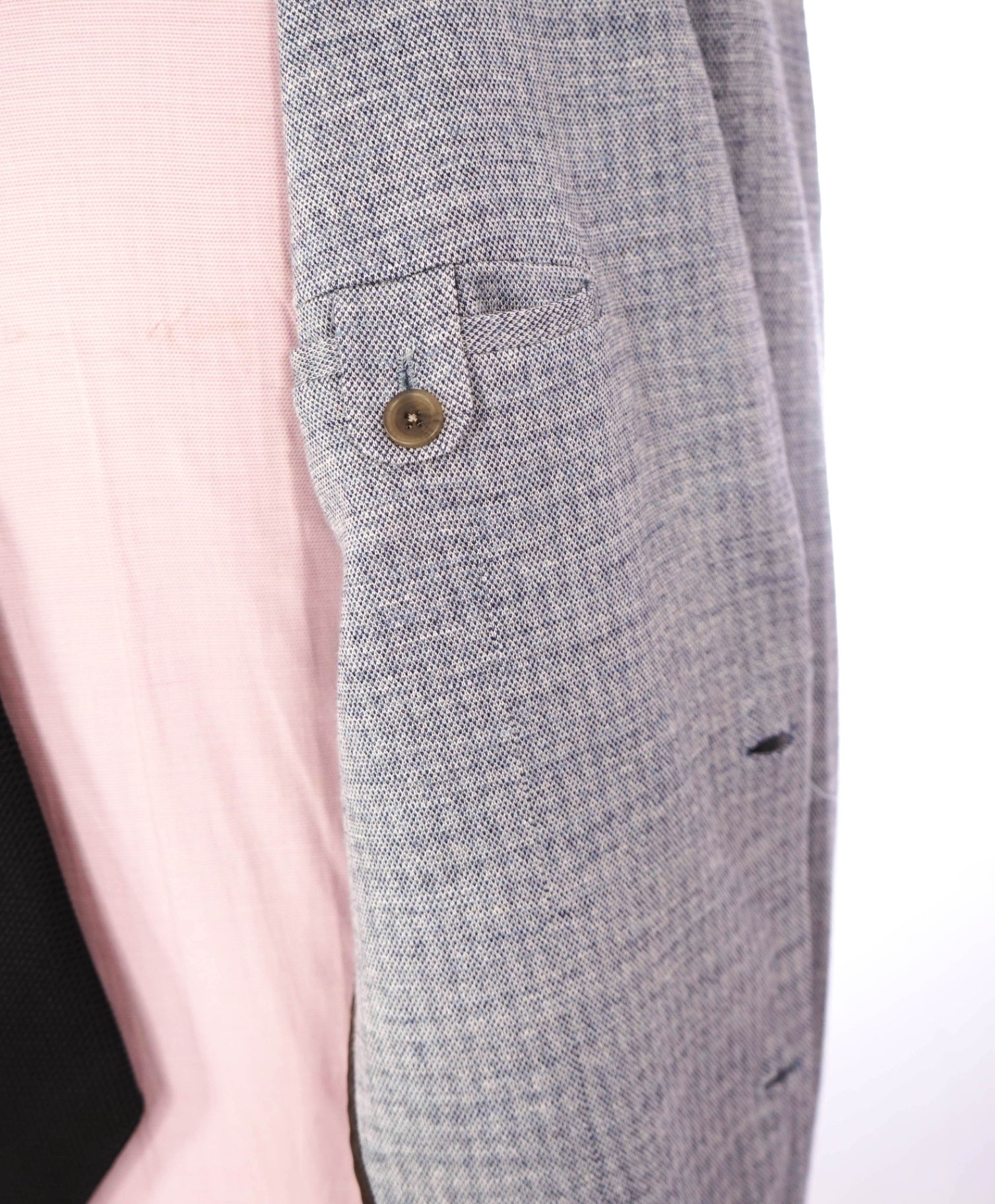 $2,295 CANALI - "Exclusive" Baby Blue Wool/Silk/Linen Sport coat - 42R