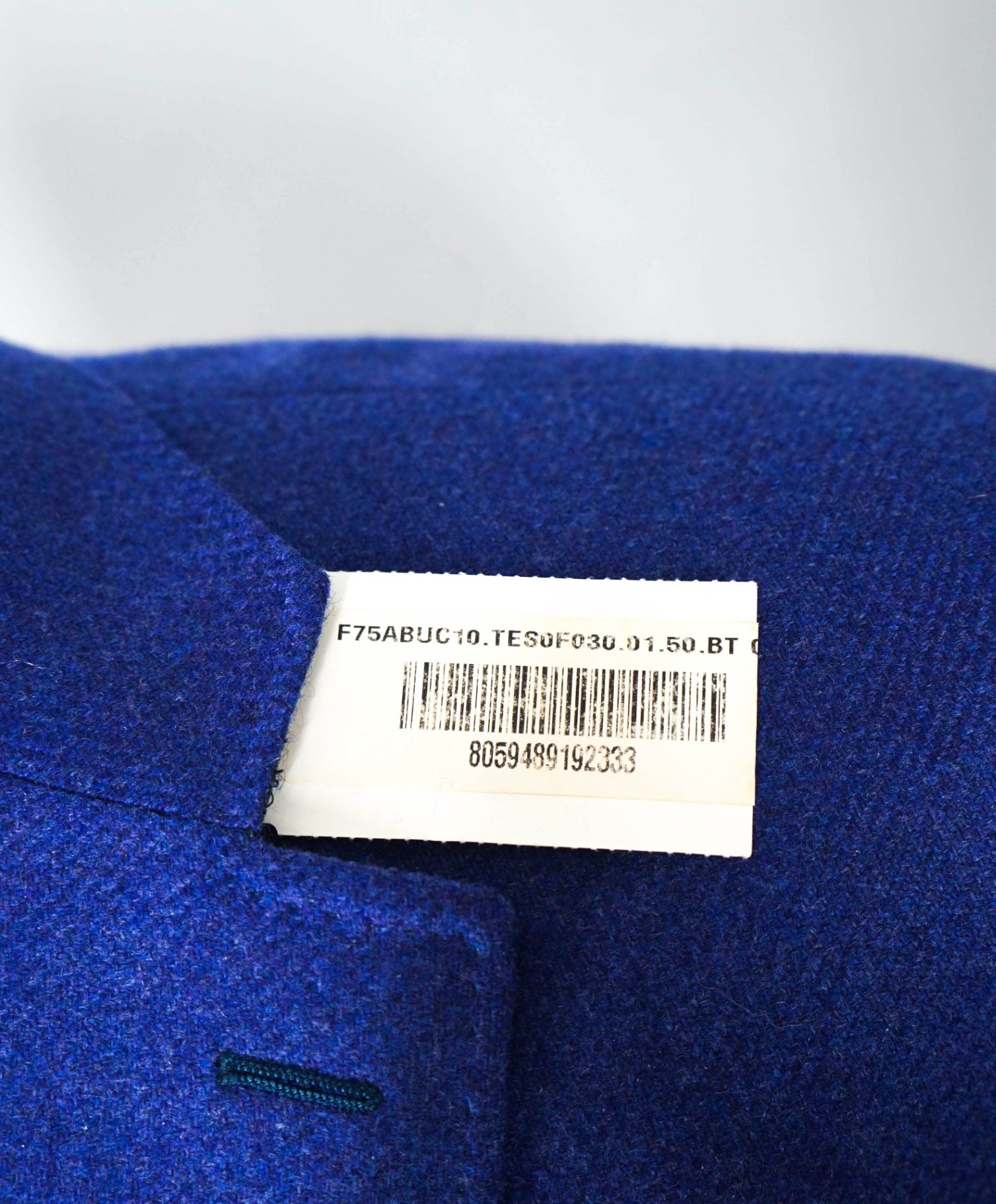 $3,295 CANALI - Royal Blue Twill PURE CASHMERE - 42R