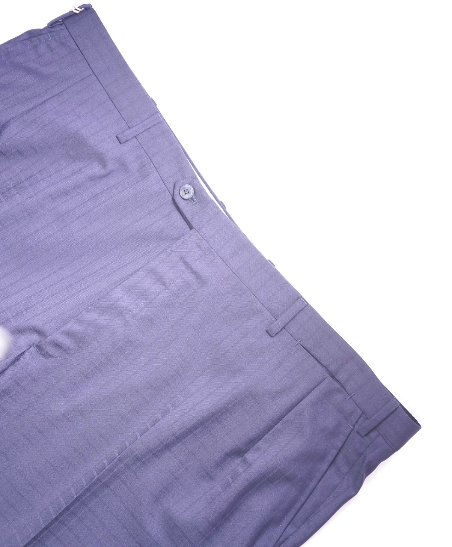 $1,095 Brioni Navy Check Wool Pants 42W