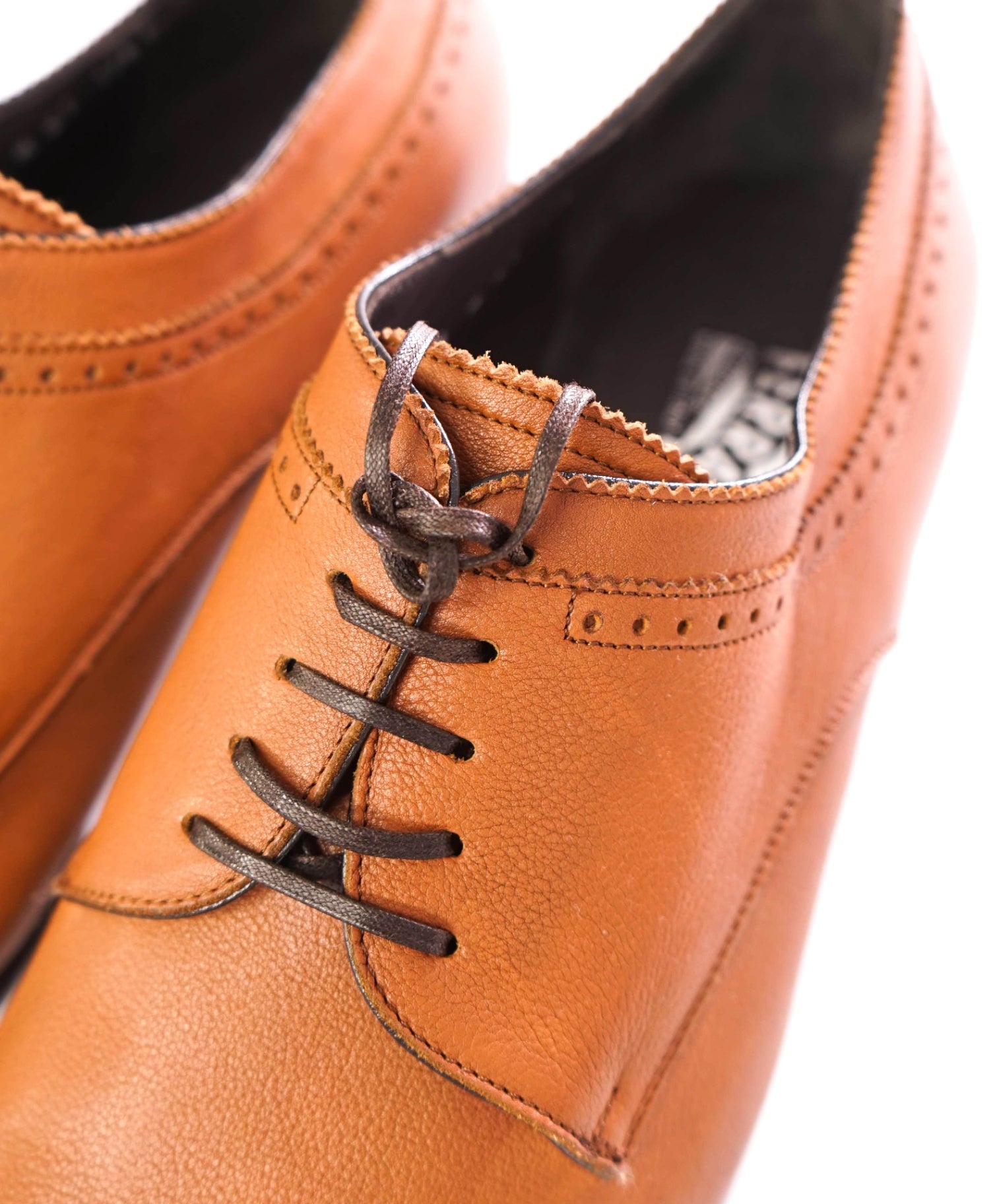 $880 SALVATORE FERRAGAMO - Brown "LORETO" Derbies - 11.5 3E