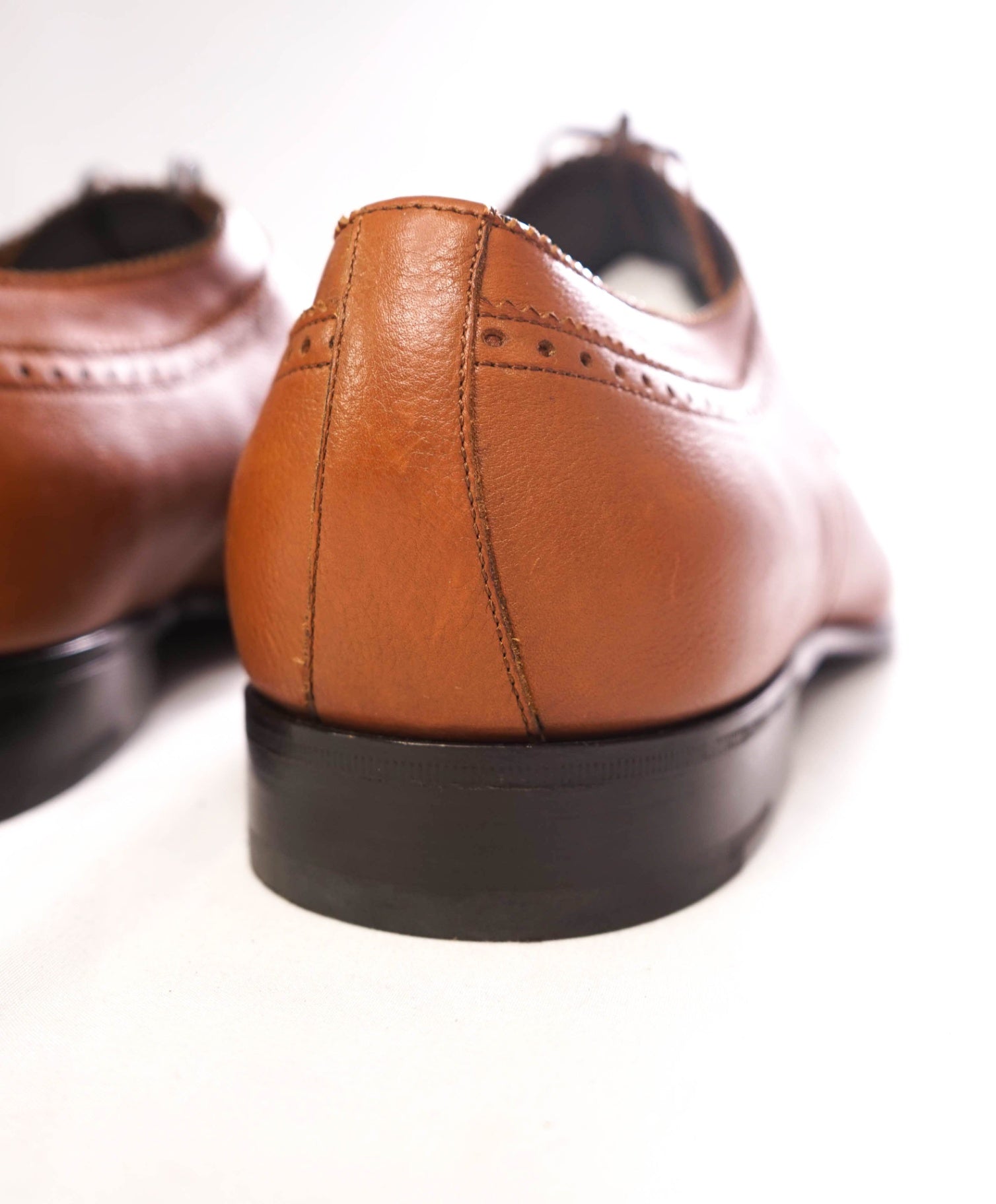 $880 SALVATORE FERRAGAMO - Brown "LORETO" Derbies - 11.5 3E