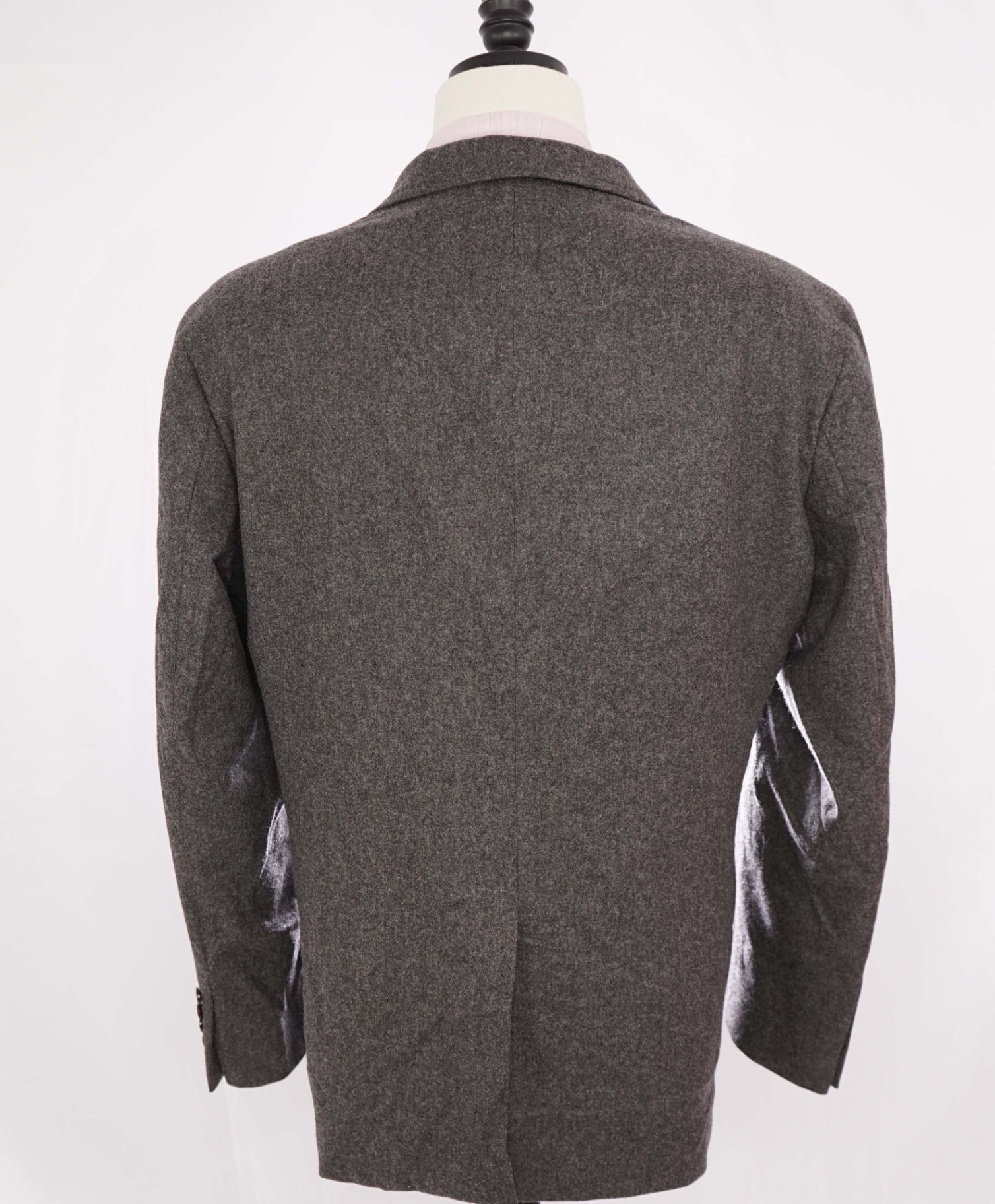 $798 POLO RALPH LAUREN - Gray Flannel Wool 2/3 Roll Lapel Blazer - 46R