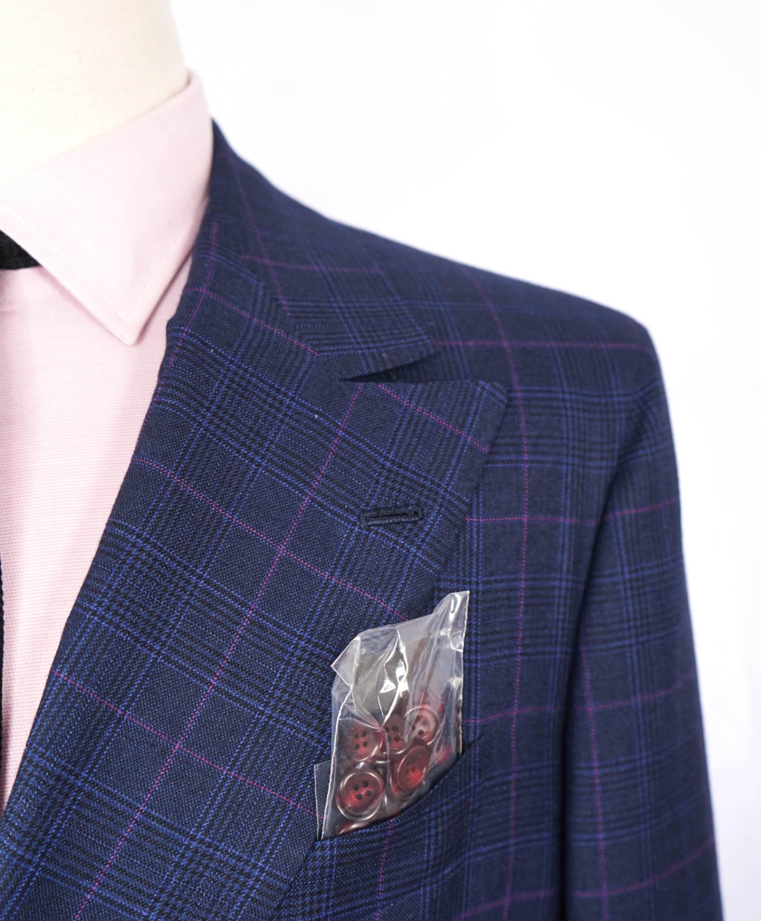 $11,000 KITON - Blue Double Breasted Cashmere/Silk Blazer- 44R