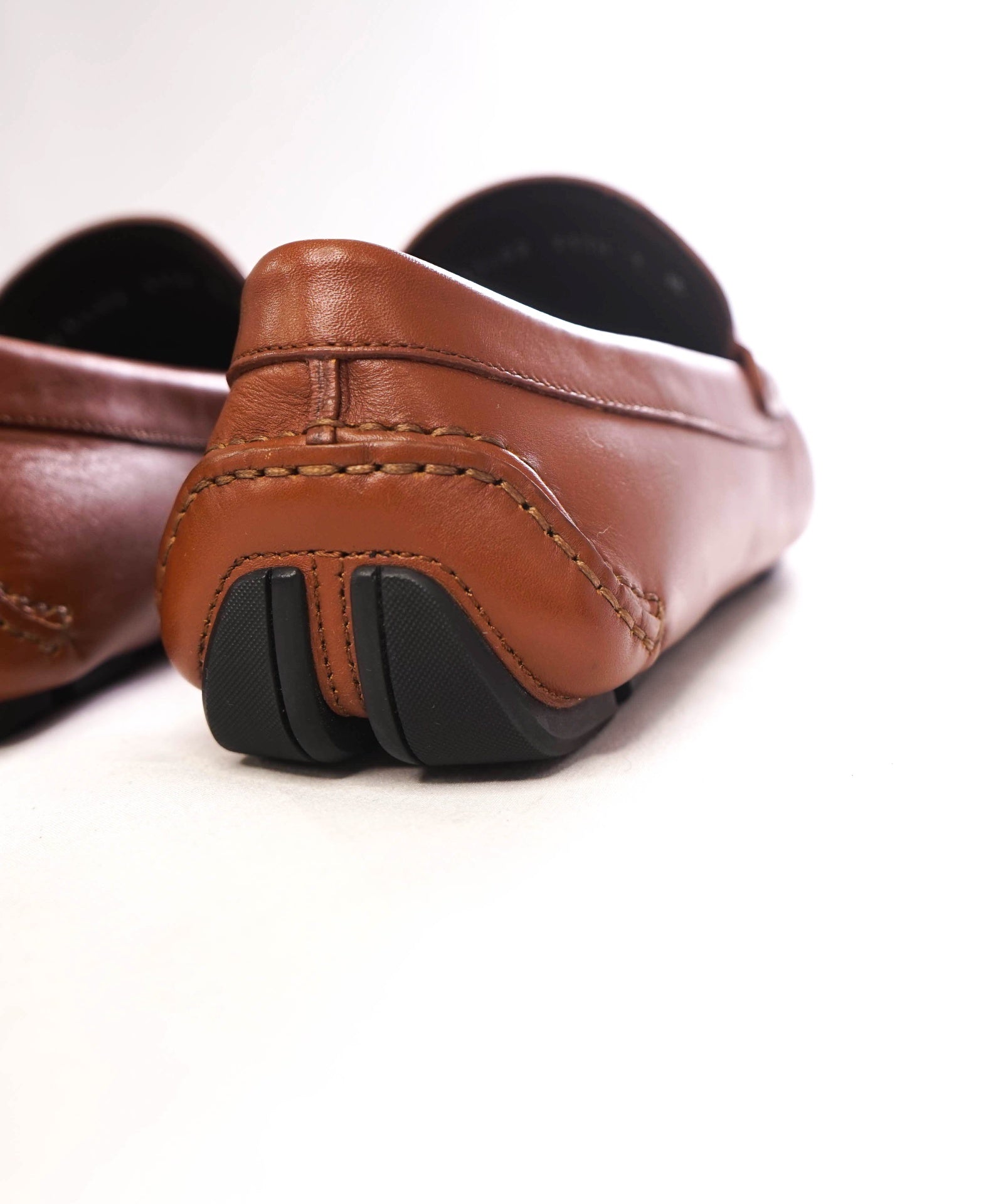 $800 FERRAGAMO - Brown Driving shoes Leather - 7 EE