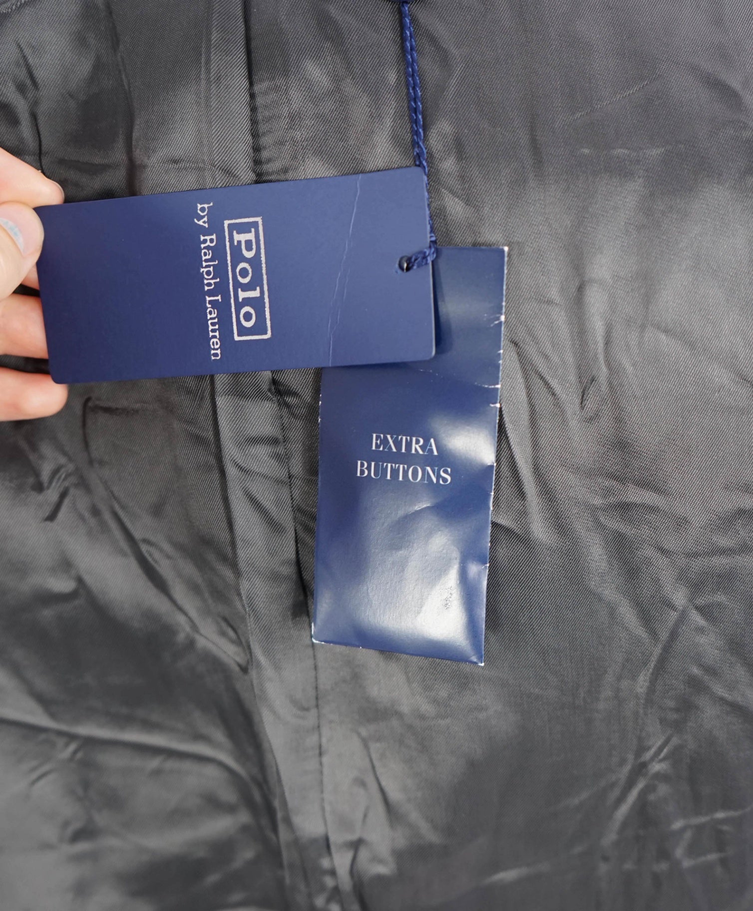 $798 POLO RALPH LAUREN - Gray Flannel Wool 2/3 Roll Lapel Blazer - 46R