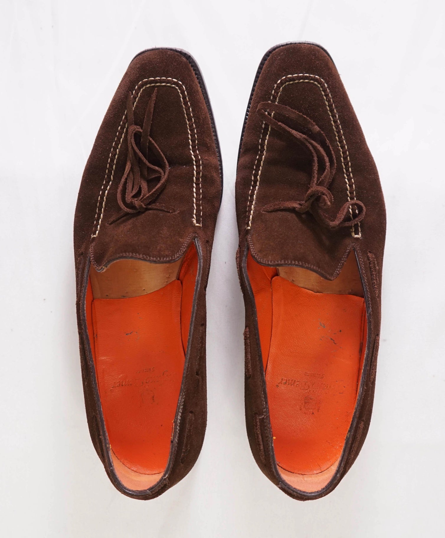 $1,695 STEFANO BEMER - Leather Brown Loafers - US 10 (43EU)