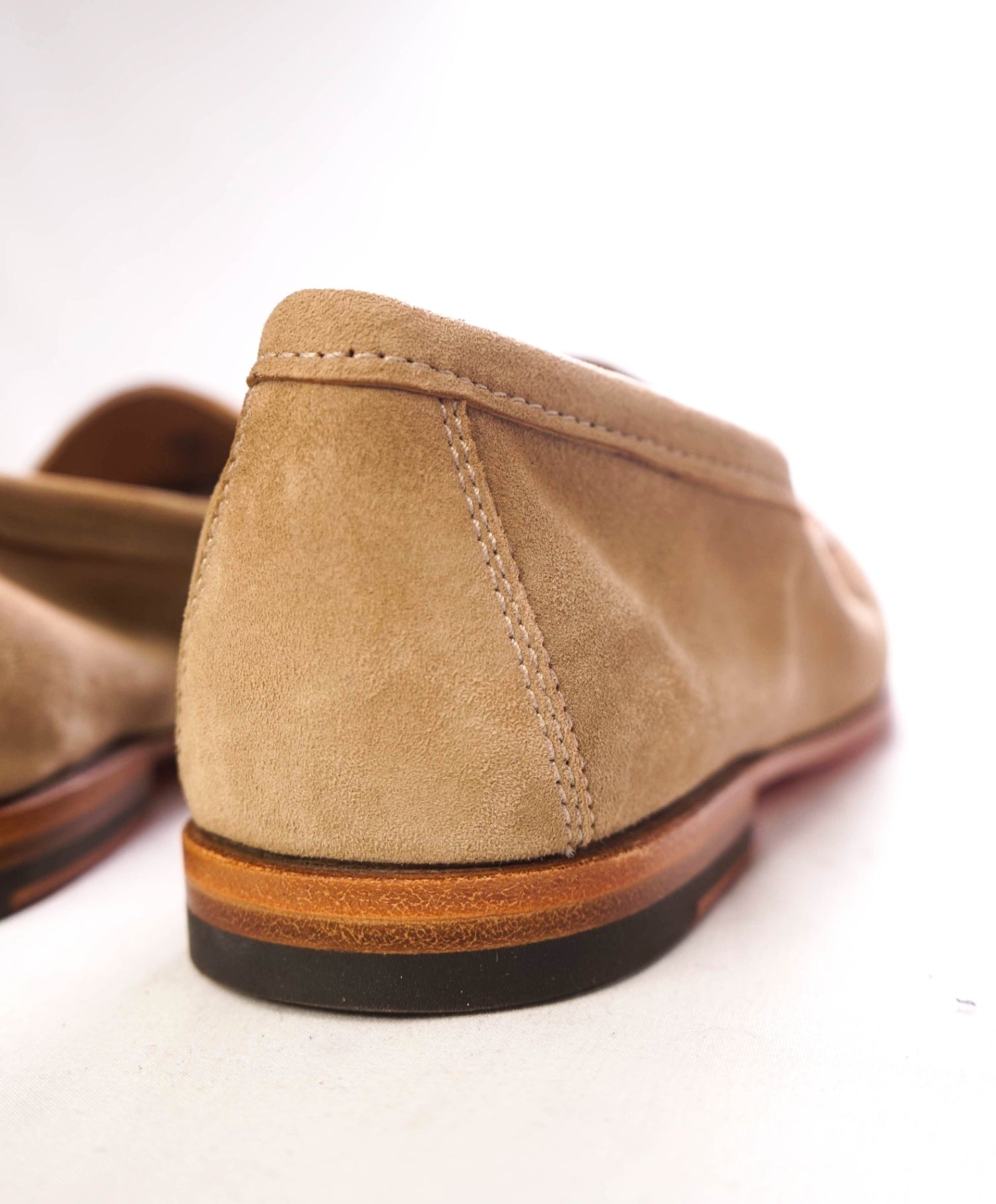 $990 Santoni - Neutral (CARLOS) Suede Footwear - US 8.5 (7.5UK)