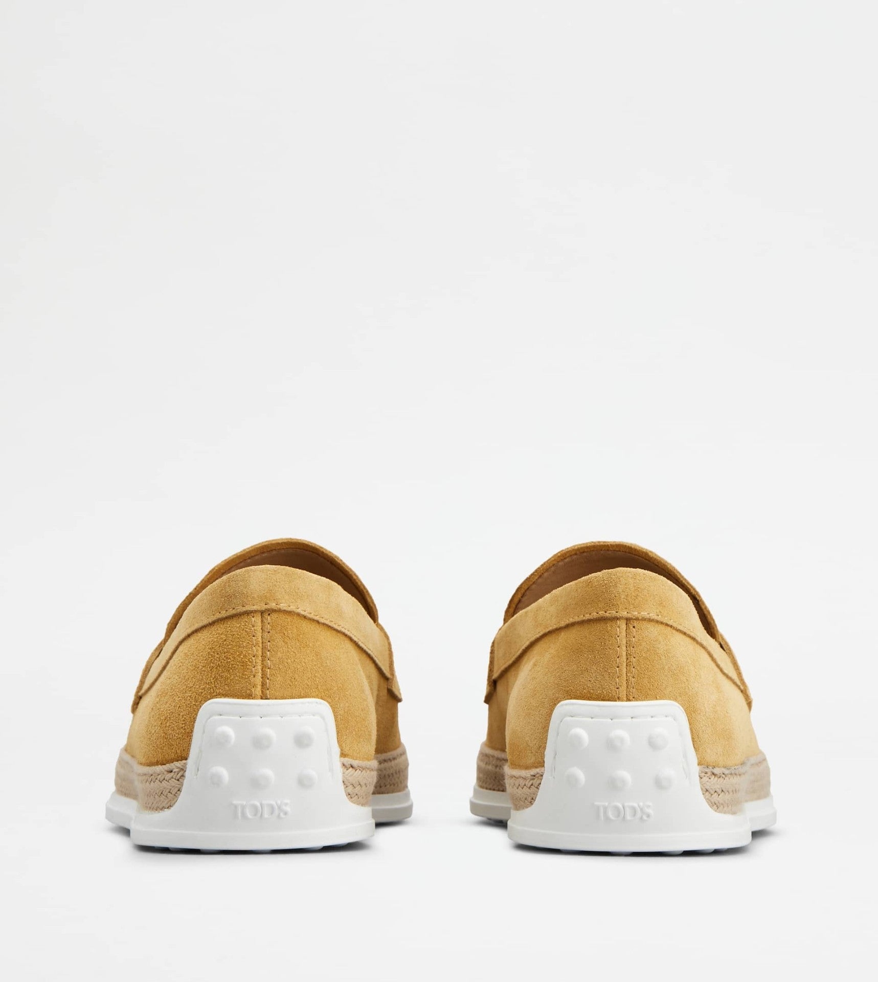 $1,045 TOD'S - Suede Neutral Sun Suede Driving Loafers - US 11 (UK10)