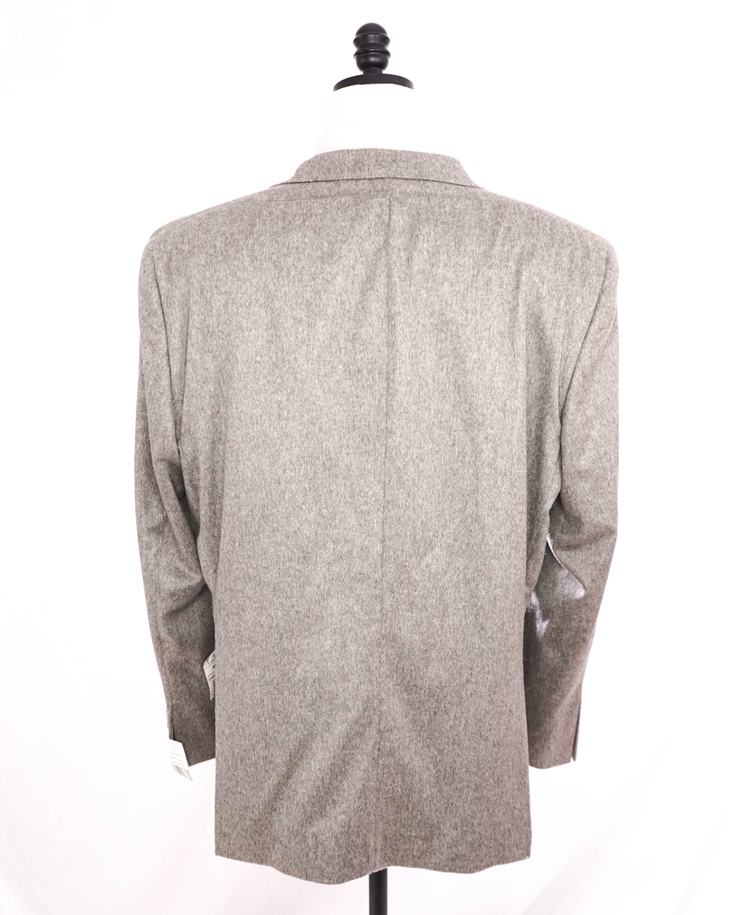 Saks Fifth Avenue Solid Grey Cashmere Blazer 48L