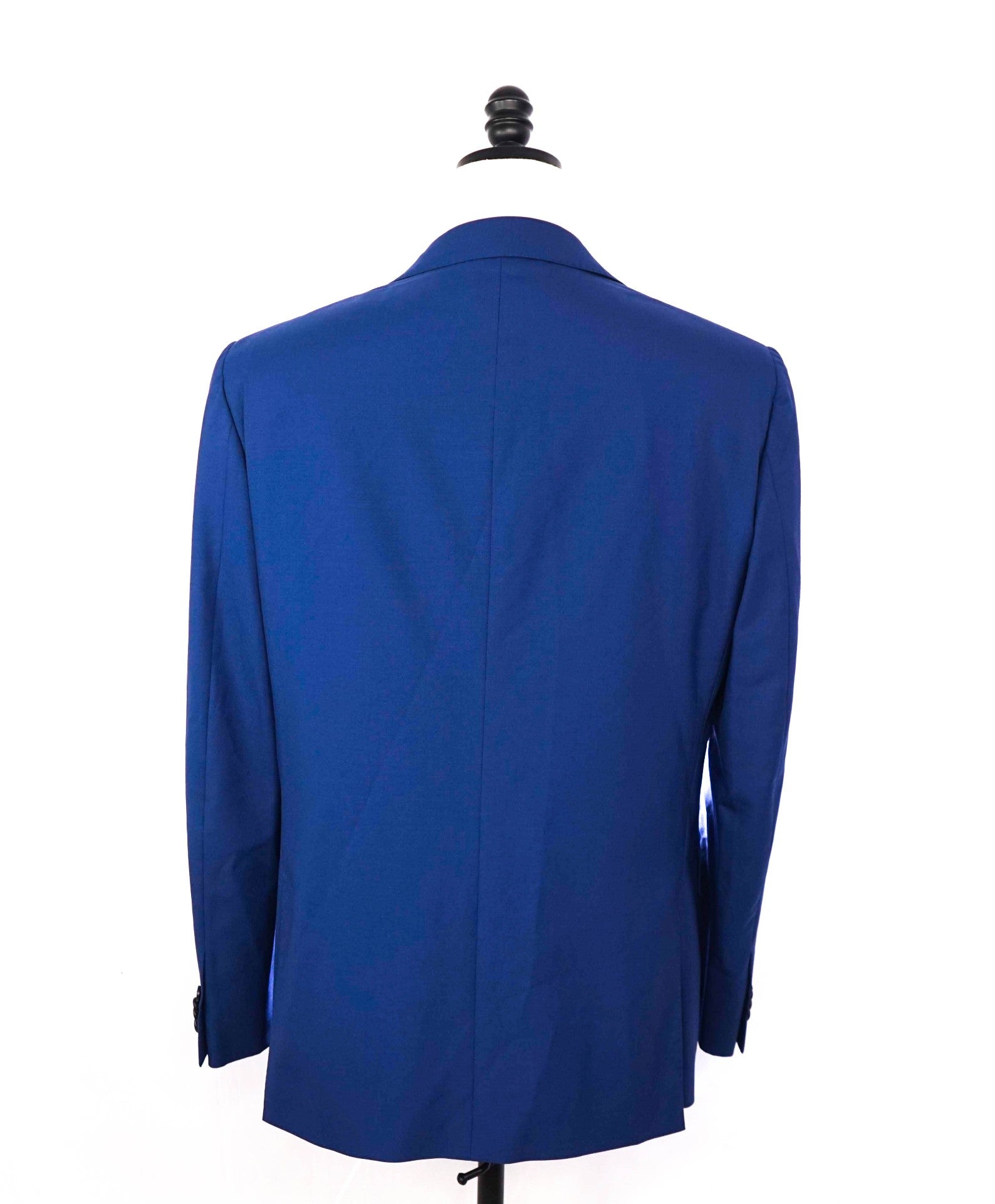 $2,930 CARUSO - Wool "NORMA" Solid Blue Suit - 42R