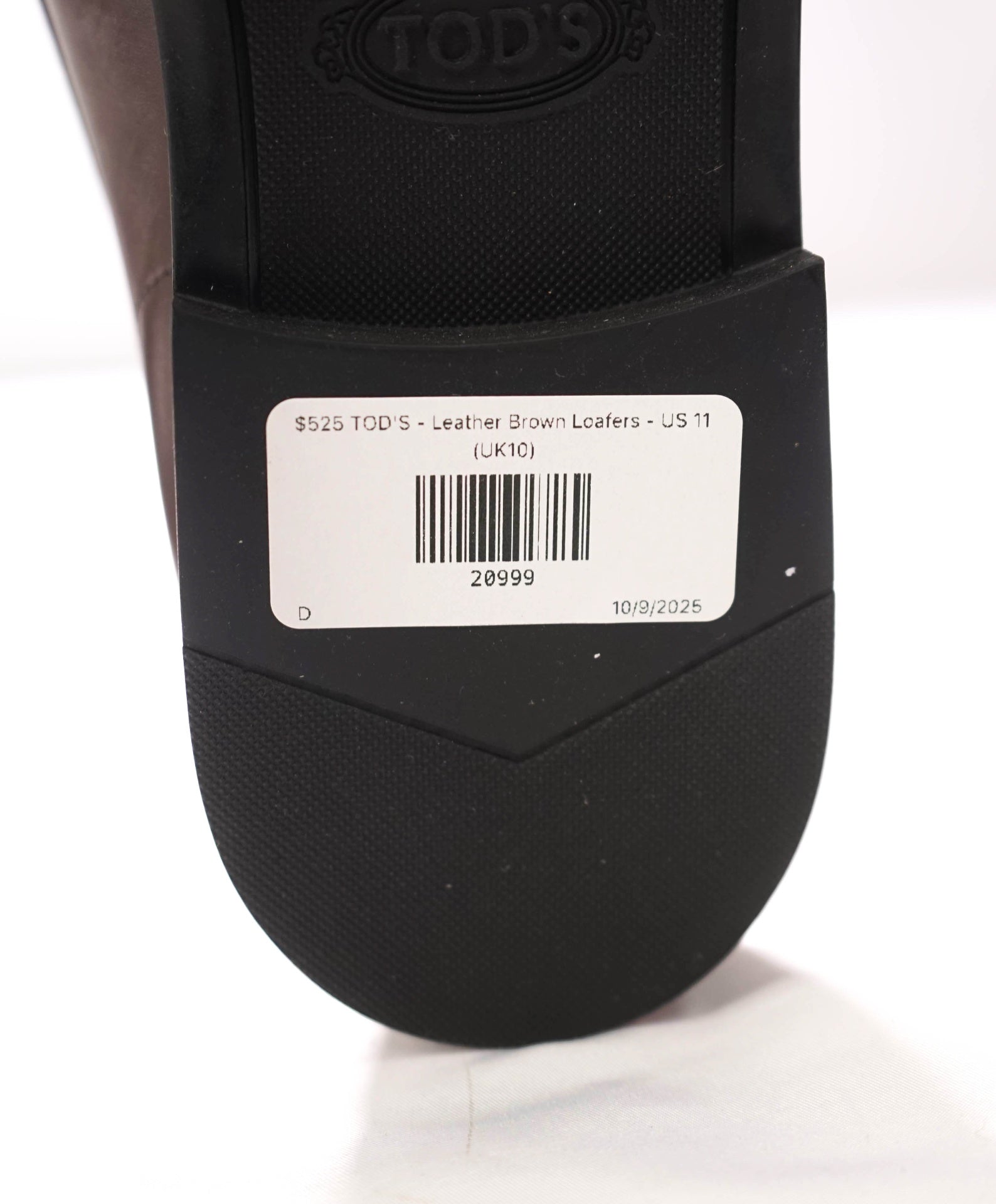 $525 TOD'S - Leather Brown Penny Loafers - US 11 (UK10)