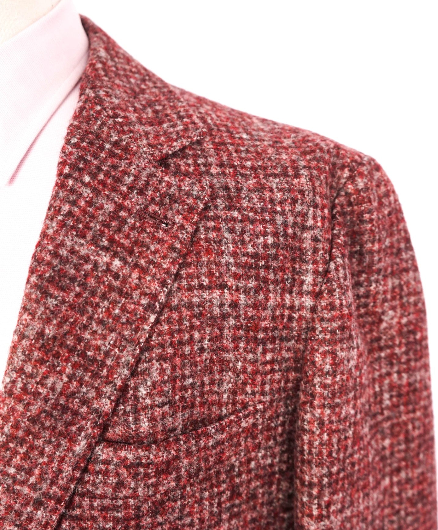$4,000 BRUNELLO CUCINELLI - Alpaca Red 2/3-Btn Roll Blazer - 40