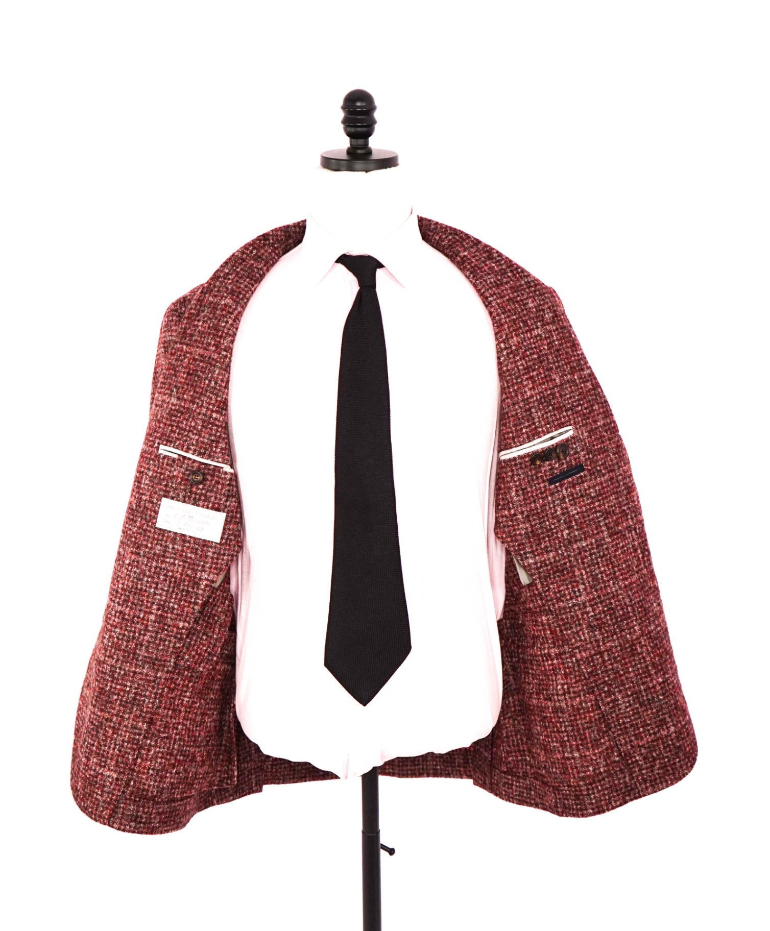 $4,000 BRUNELLO CUCINELLI - Alpaca Red 2/3-Btn Roll Blazer - 40