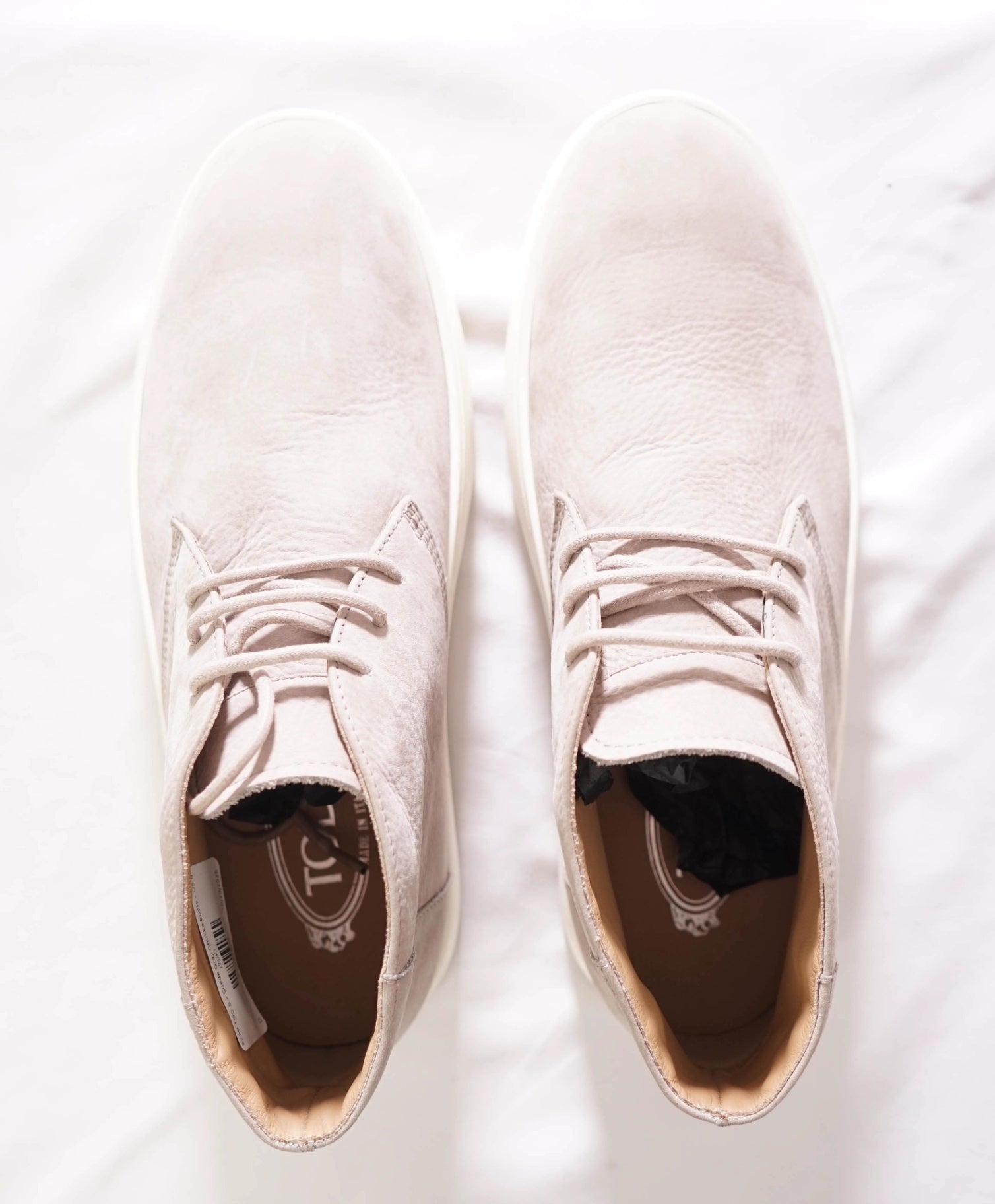 $750 TOD'S - Suede Gray Chukka boots - US 8 (7UK)