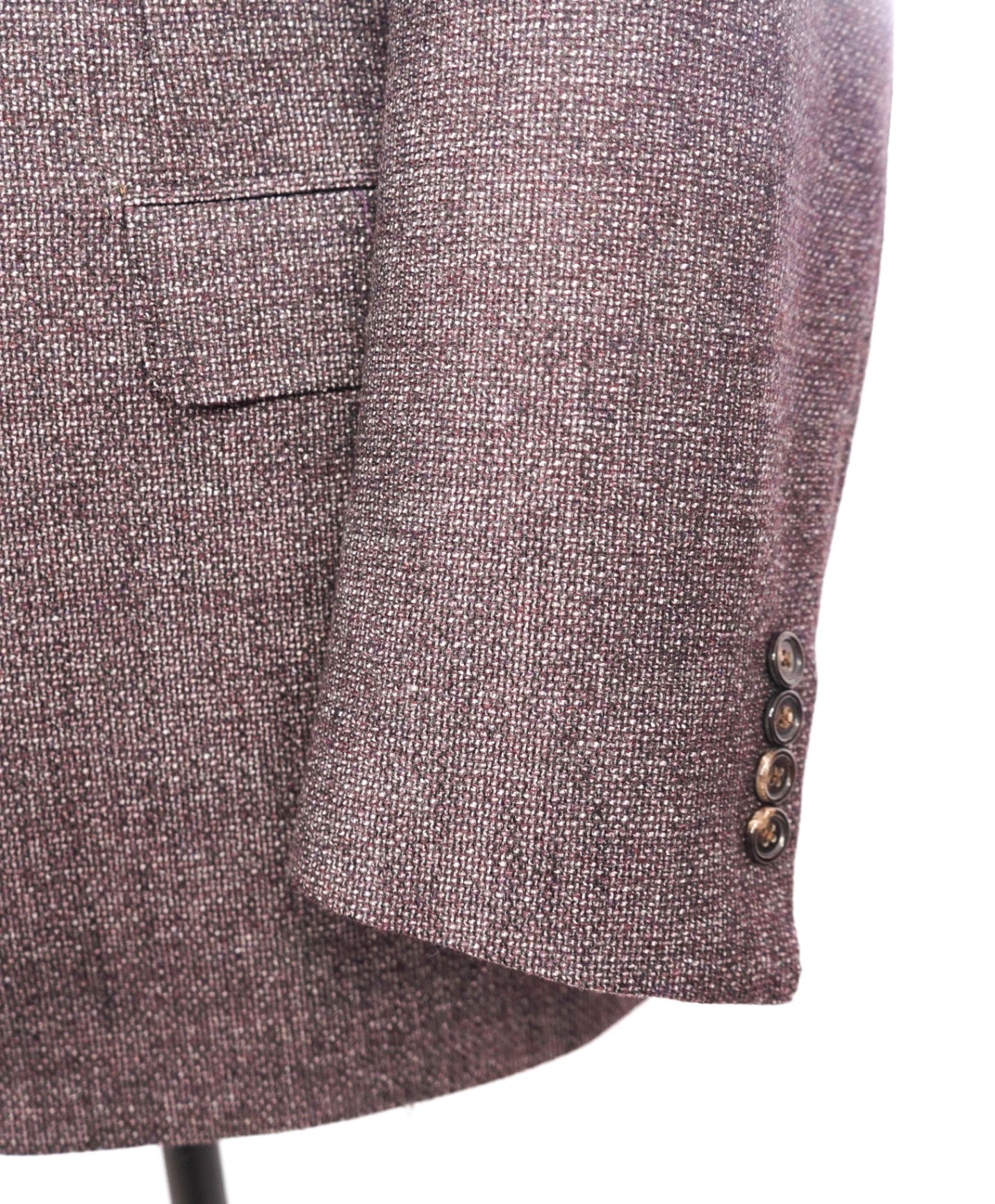 $5,715 BRIONI - Wool/Cashmere/Silk Burgundy Purple Blazer - 48L