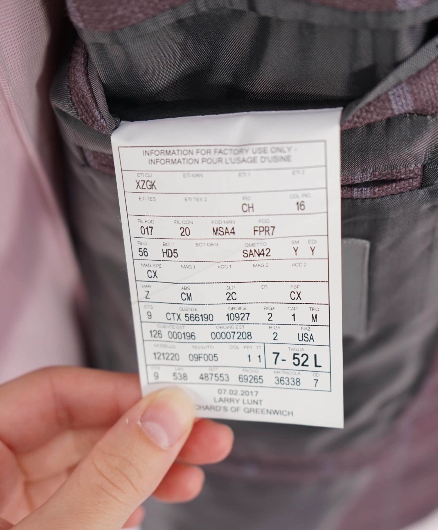 $2,695 ZEGNA -"SU MISURA" 1of1 Wool Purple/Blue Plaid - 42L