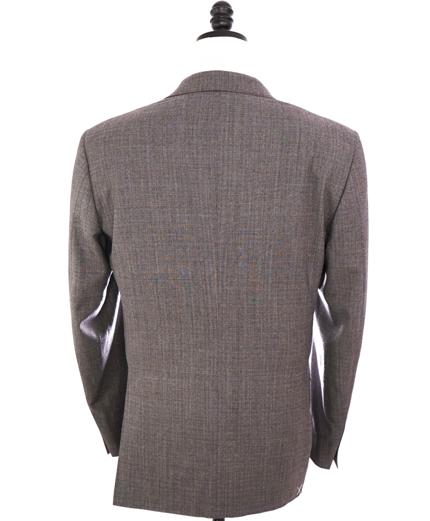 $2,195 CANALI - Wool "impeccabile" Gray Double Breasted Blazer - 38R